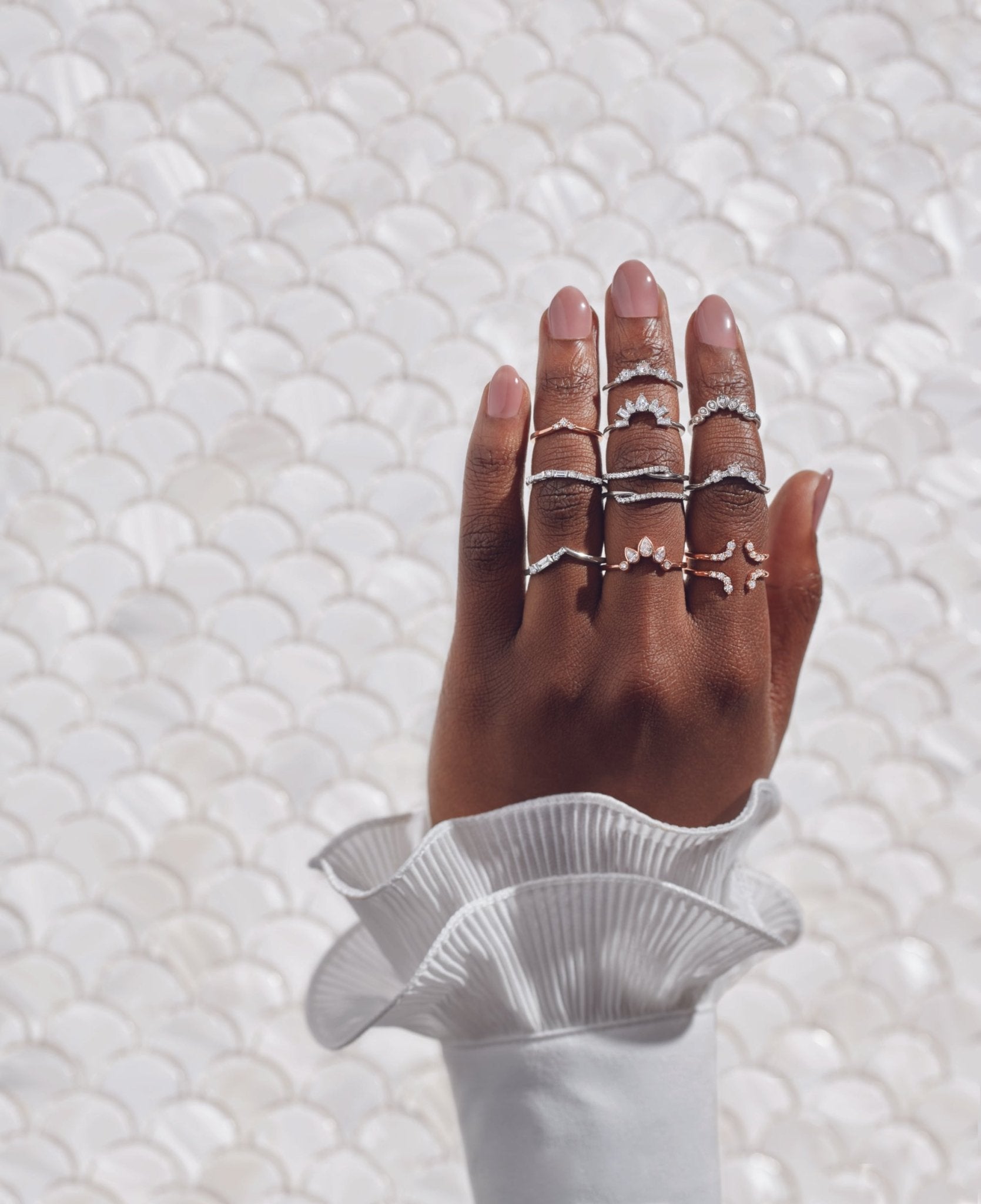 A guide to stacked wedding rings - Malleable