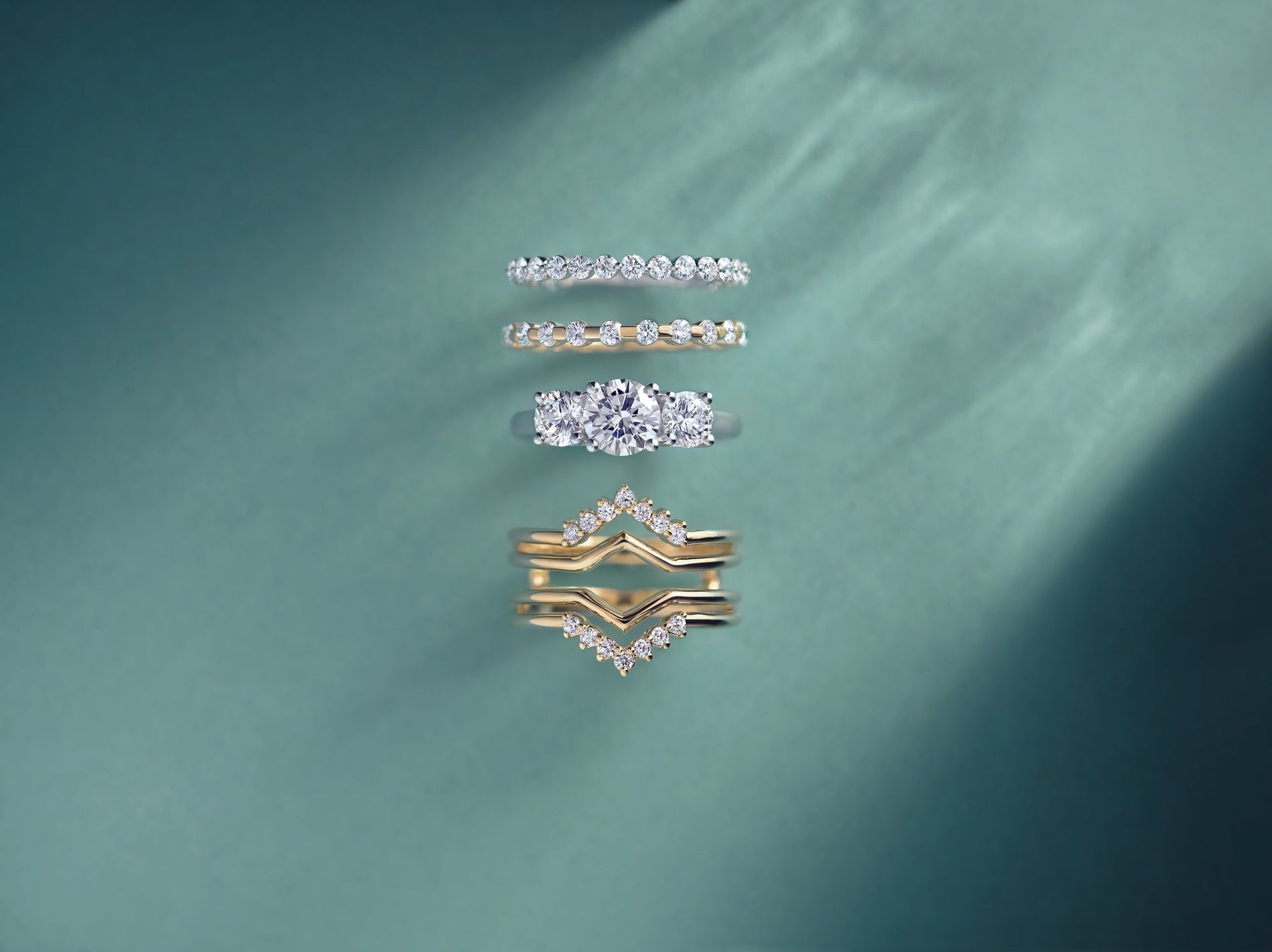 Popular simple engagement rings & how to spruce up simple engagement rings - Malleable