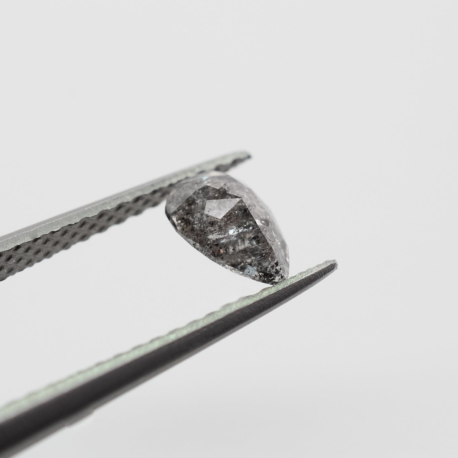 0.53ct Pear Shaped Loose Salt & Pepper Diamond - Malleable Jewellers