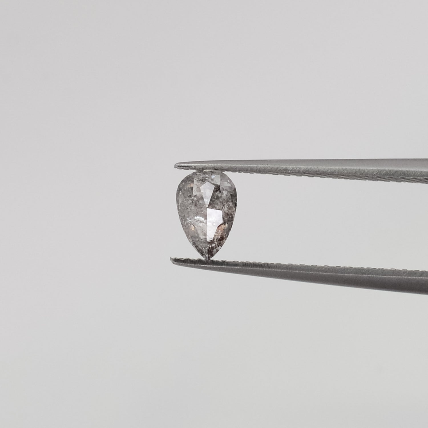 0.53ct Pear Shaped Loose Salt & Pepper Diamond - Malleable Jewellers