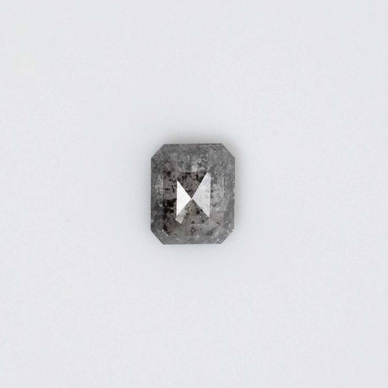 0.60ct Emerald Shaped Loose Salt & Pepper Diamond - Malleable Jewellers
