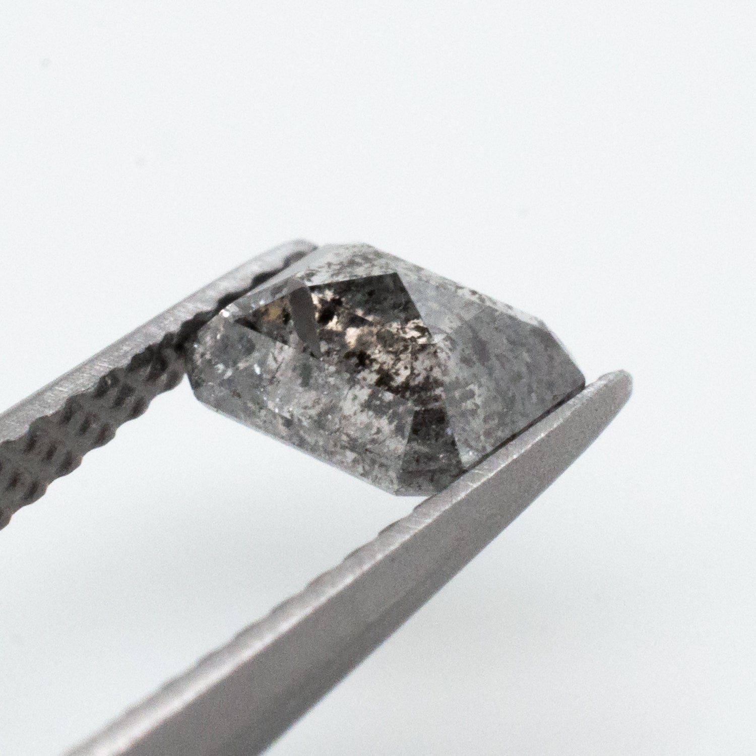 0.60ct Emerald Shaped Loose Salt & Pepper Diamond - Malleable Jewellers