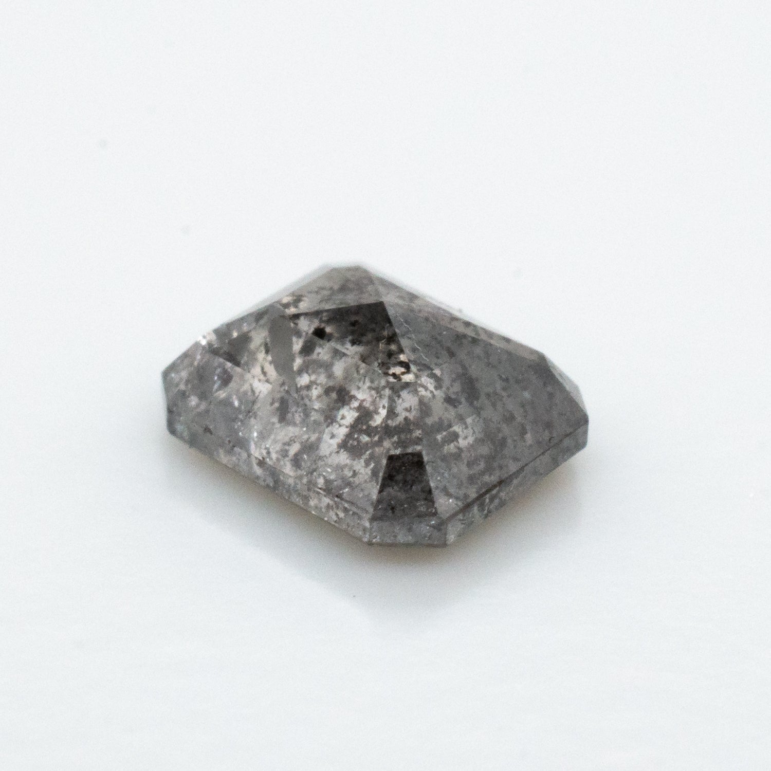 0.60ct Emerald Shaped Loose Salt & Pepper Diamond - Malleable Jewellers