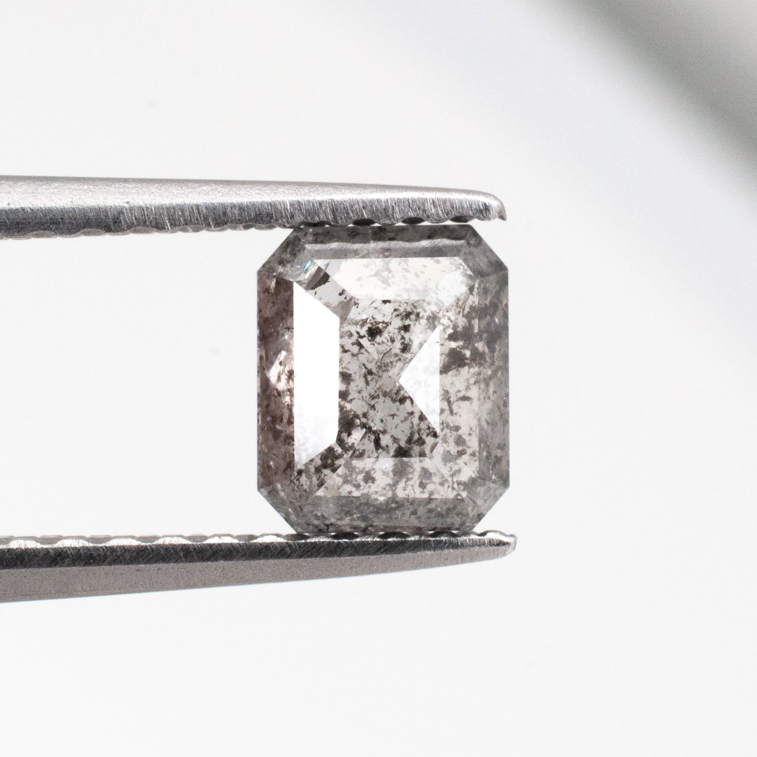 0.60ct Emerald Shaped Loose Salt & Pepper Diamond - Malleable Jewellers