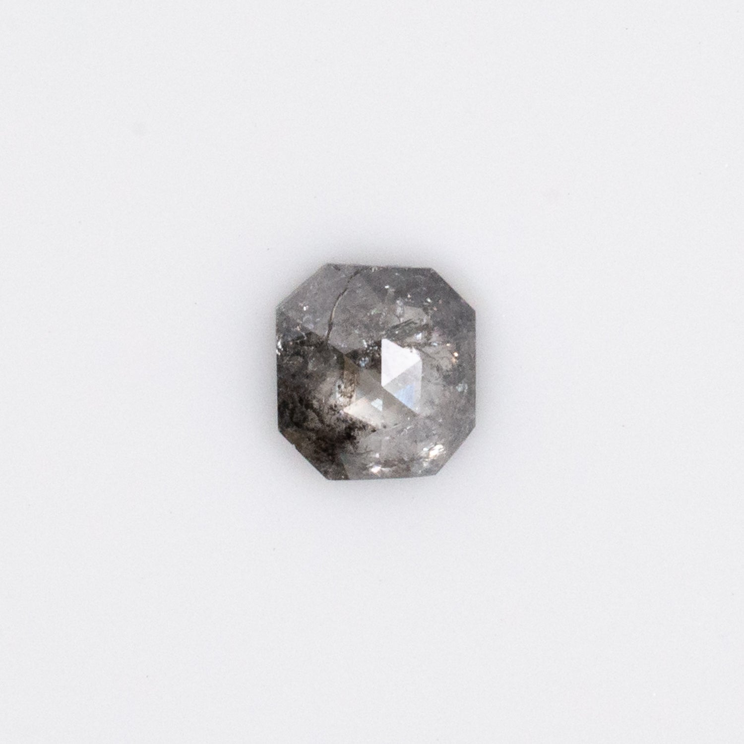 0.64ct Emerald Shaped Loose Salt & Pepper Diamond - Malleable Jewellers