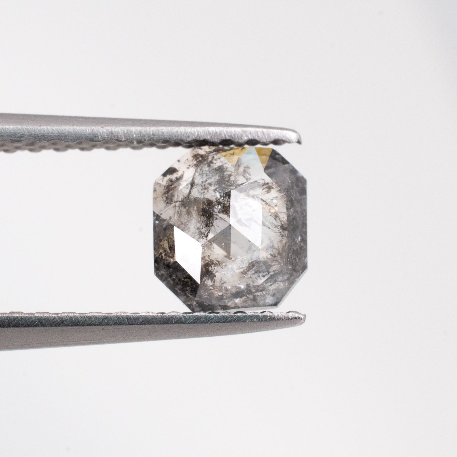 0.64ct Emerald Shaped Loose Salt & Pepper Diamond - Malleable Jewellers