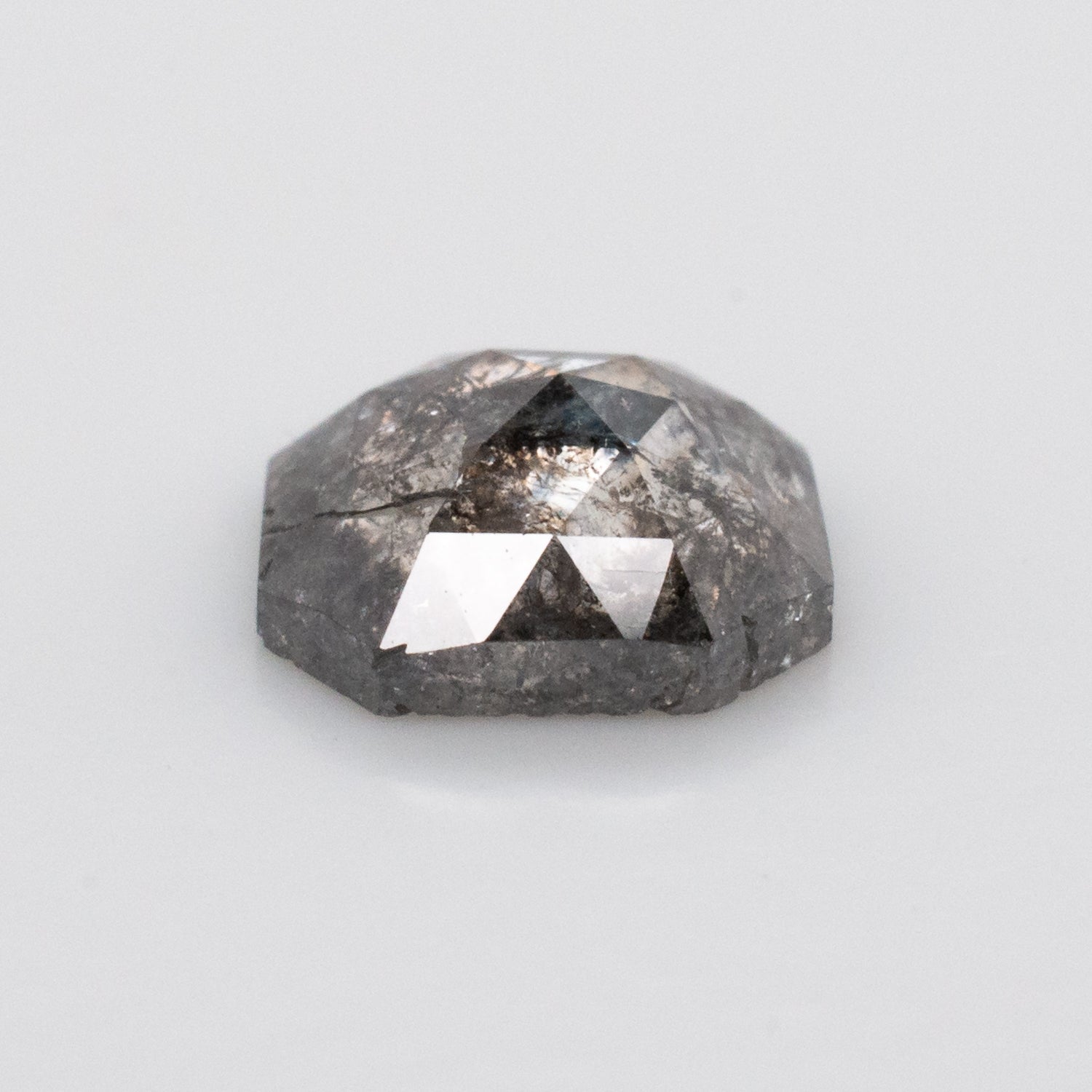 0.64ct Emerald Shaped Loose Salt & Pepper Diamond - Malleable Jewellers