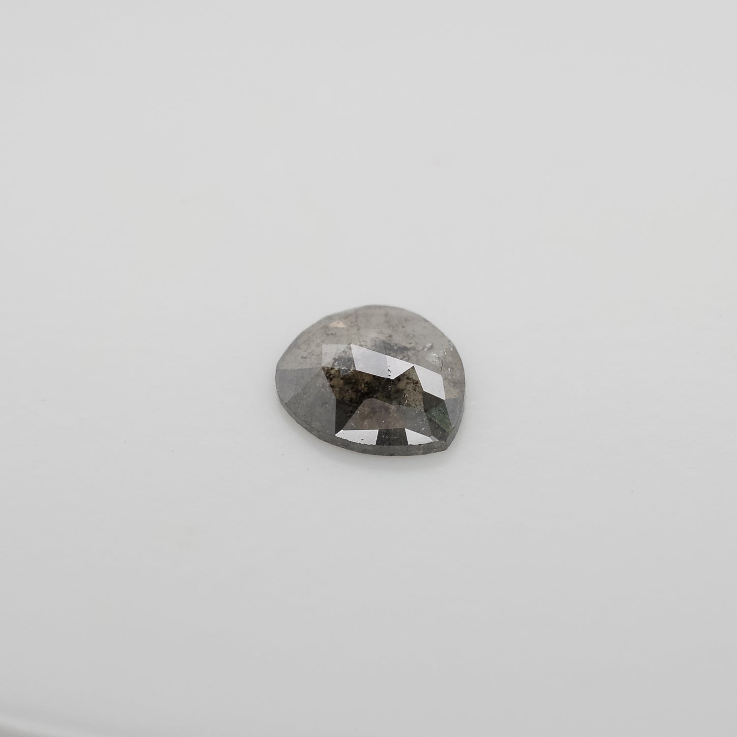 0.72ct Pear Shaped Loose Salt & Pepper Diamond - Malleable Jewellers