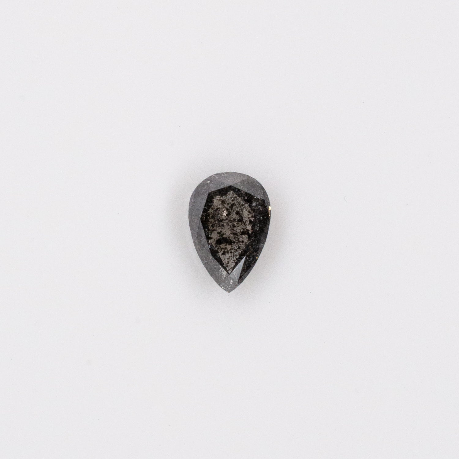 0.74ct Pear Shaped Loose Salt & Pepper Diamond - Malleable Jewellers