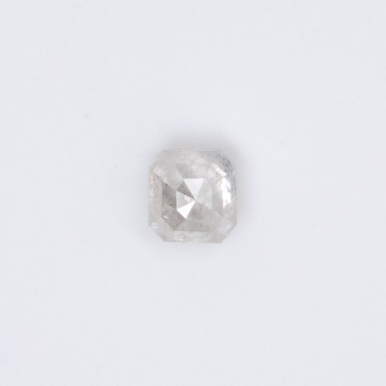 0.84ct Emerald Shaped Loose Salt & Pepper Diamond - Malleable Jewellers