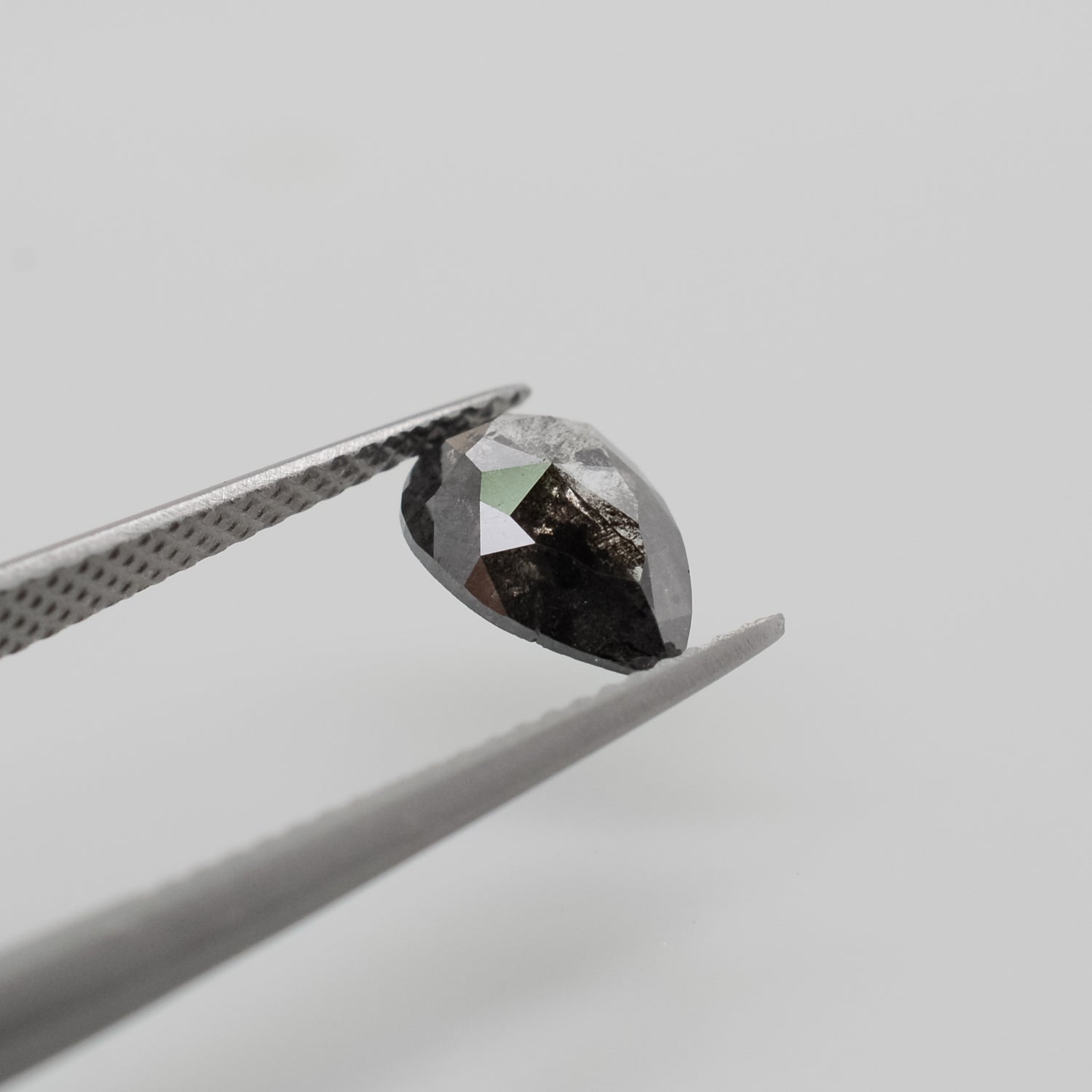 1.02ct Pear Shaped Loose Salt & Pepper Diamond - Malleable Jewellers