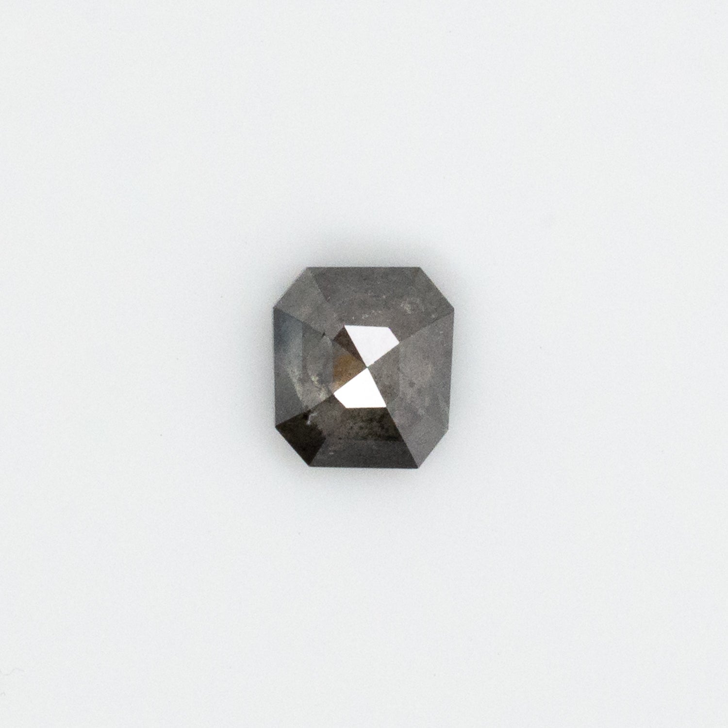1.11ct Emerald Shaped Loose Salt & Pepper Diamond - Malleable Jewellers