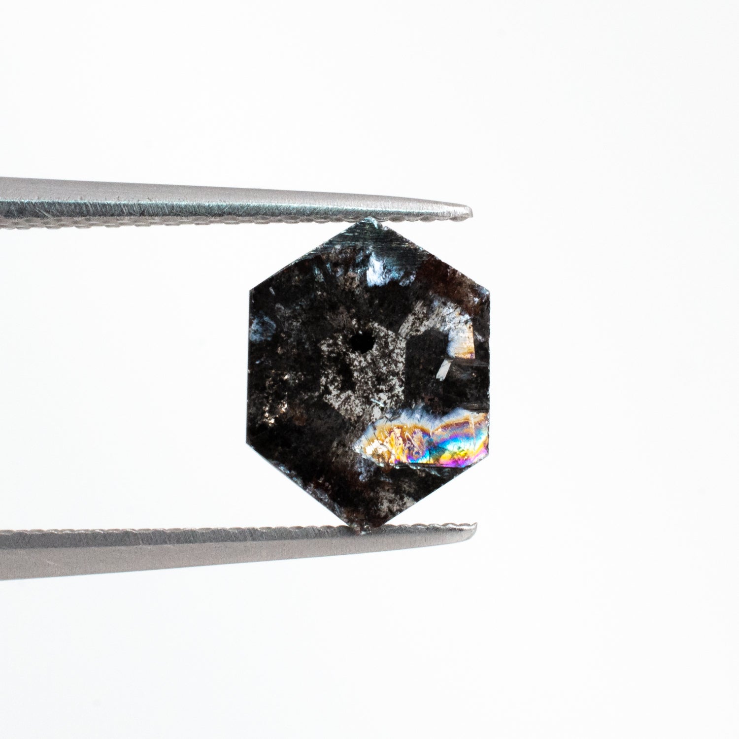 1.16ct Hexagon Shaped Loose Salt & Pepper Diamond - Malleable Jewellers