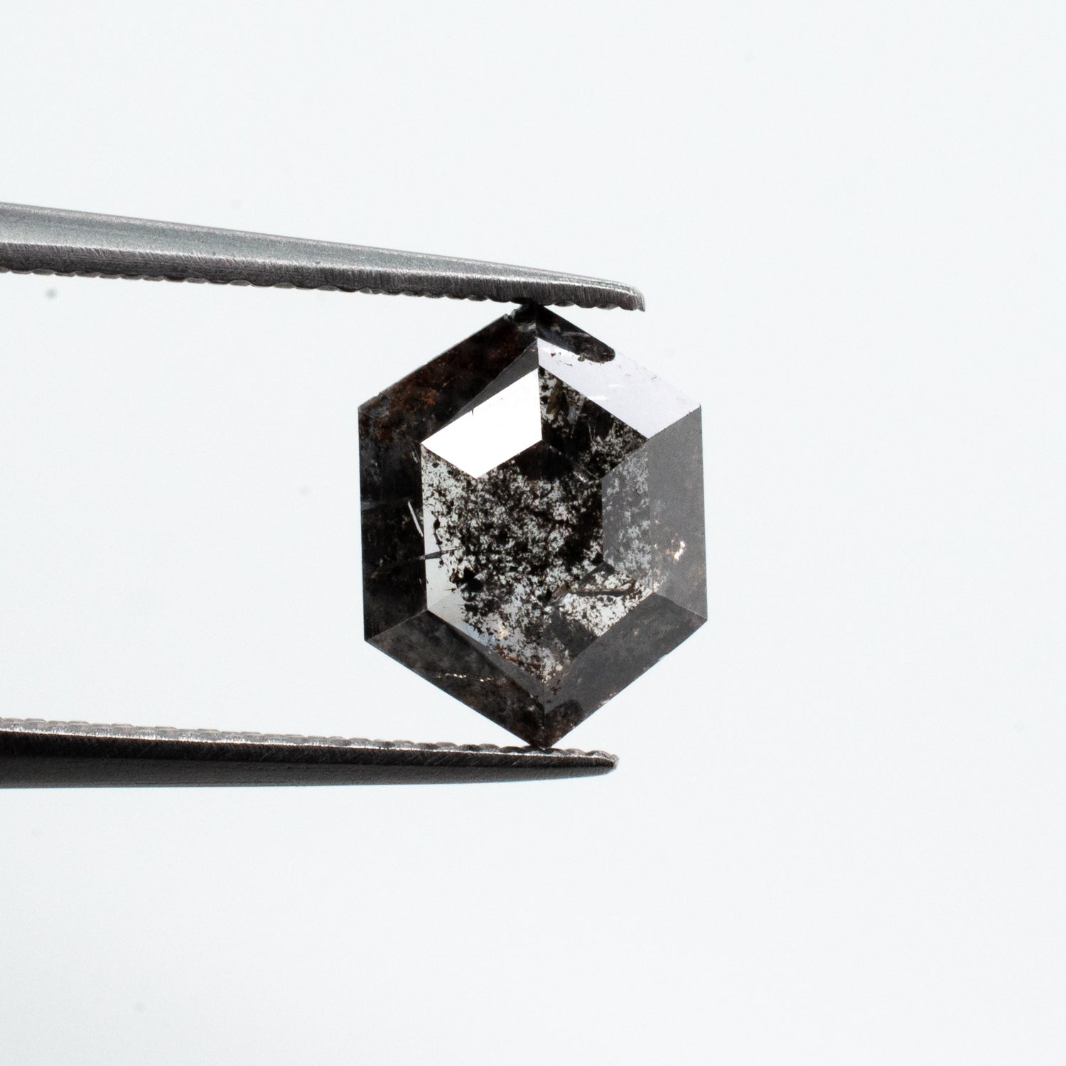 1.16ct Hexagon Shaped Loose Salt & Pepper Diamond - Malleable Jewellers