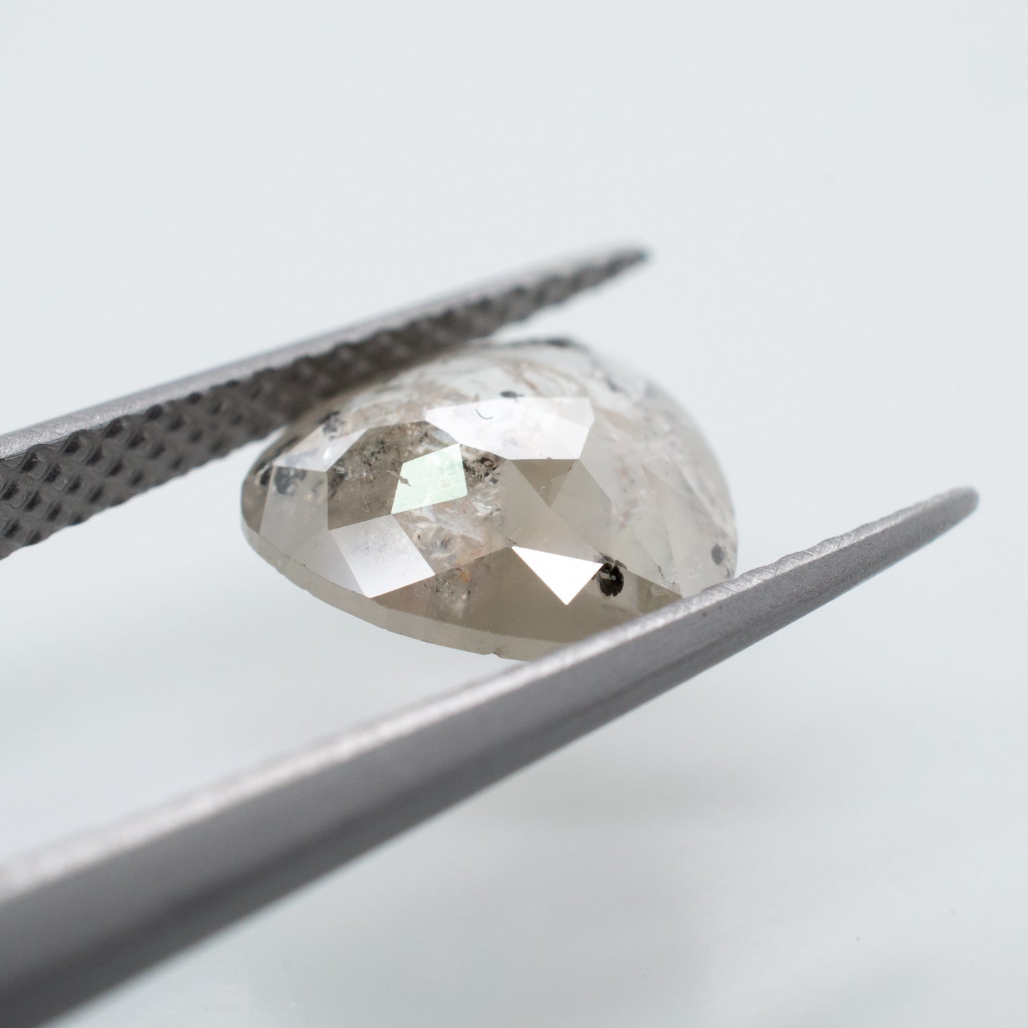 1.41ct Pear Shaped Loose Salt & Pepper Diamond - Malleable Jewellers