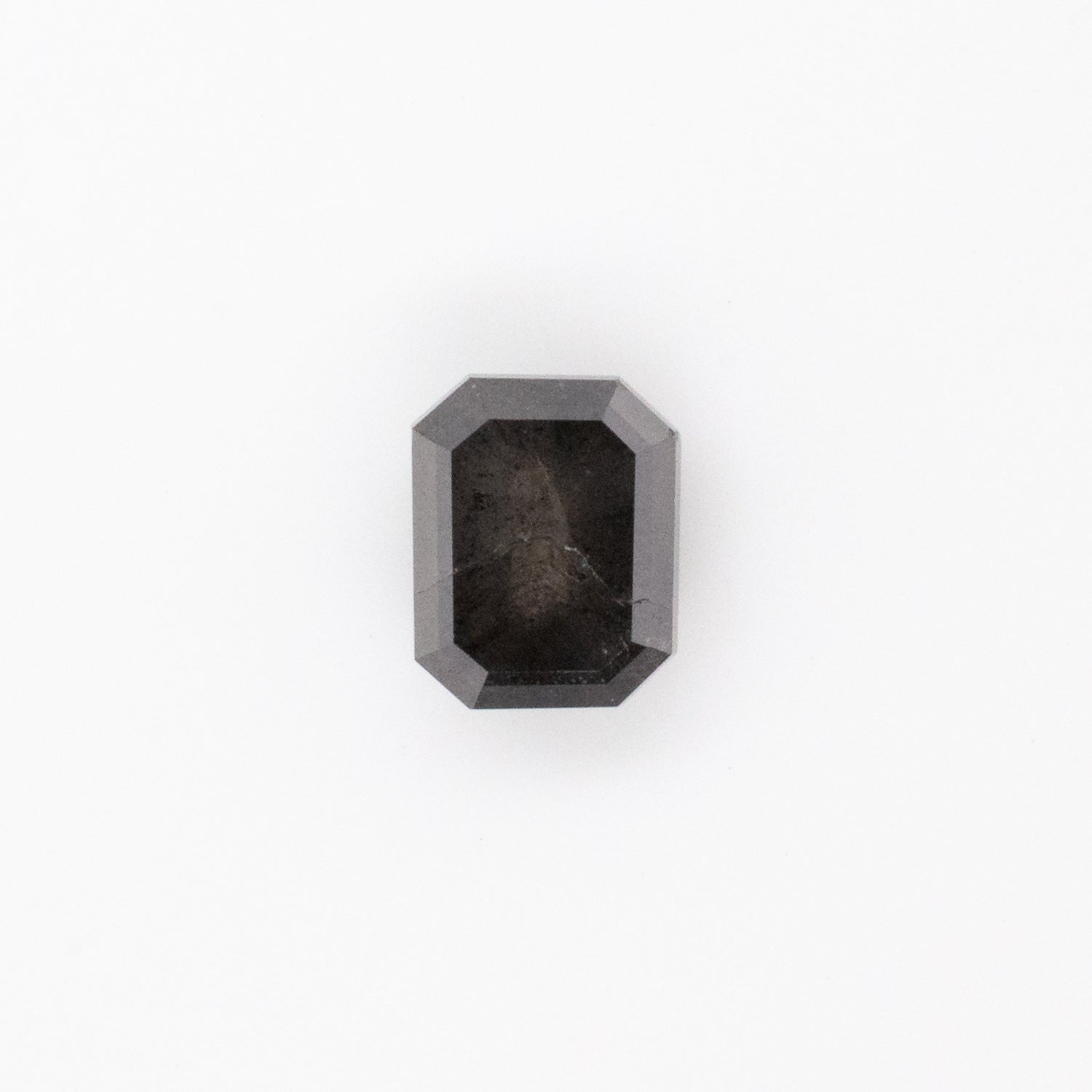 1.48ct Emerald Shaped Loose Salt & Pepper Diamond - Malleable Jewellers