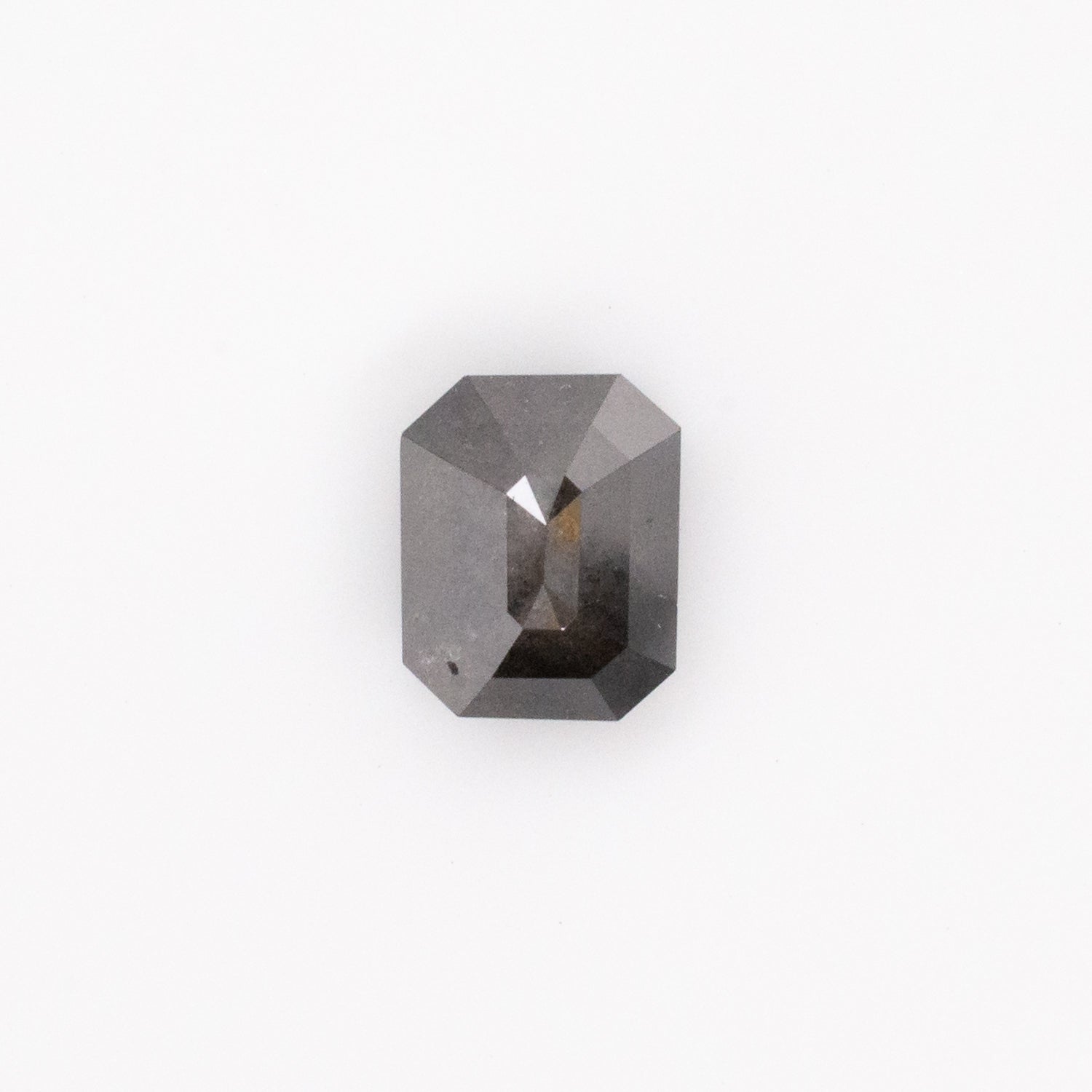 1.48ct Emerald Shaped Loose Salt & Pepper Diamond - Malleable Jewellers