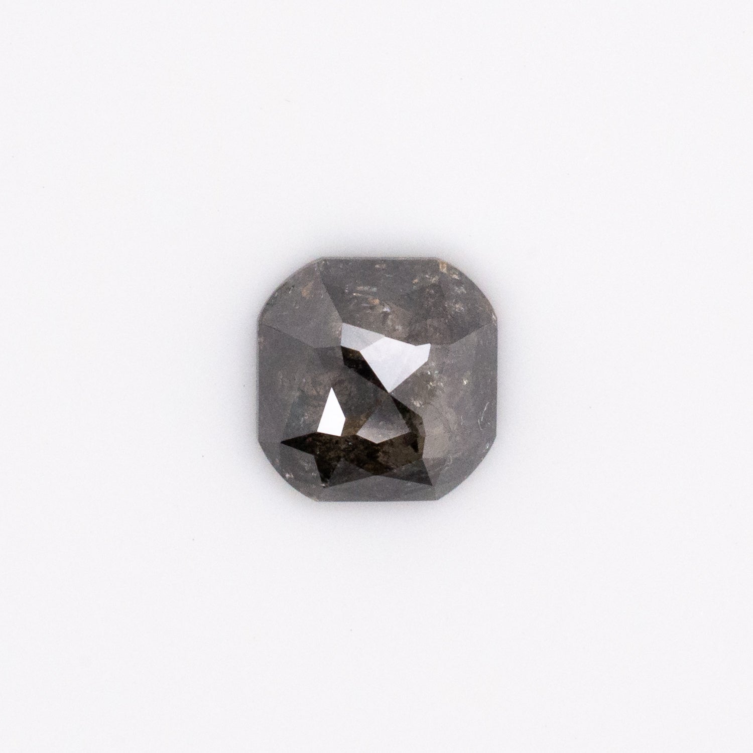 1.59ct Emerald Shaped Loose Salt & Pepper Diamond - Malleable Jewellers