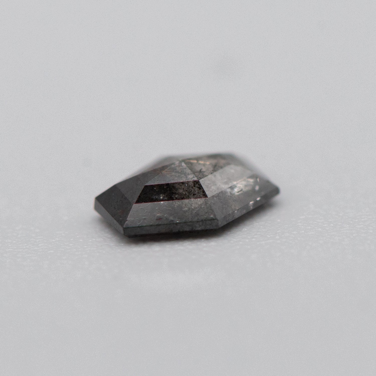 0.69ct Hexagon Shaped Loose Salt & Pepper Diamond Malleable Jewellers
