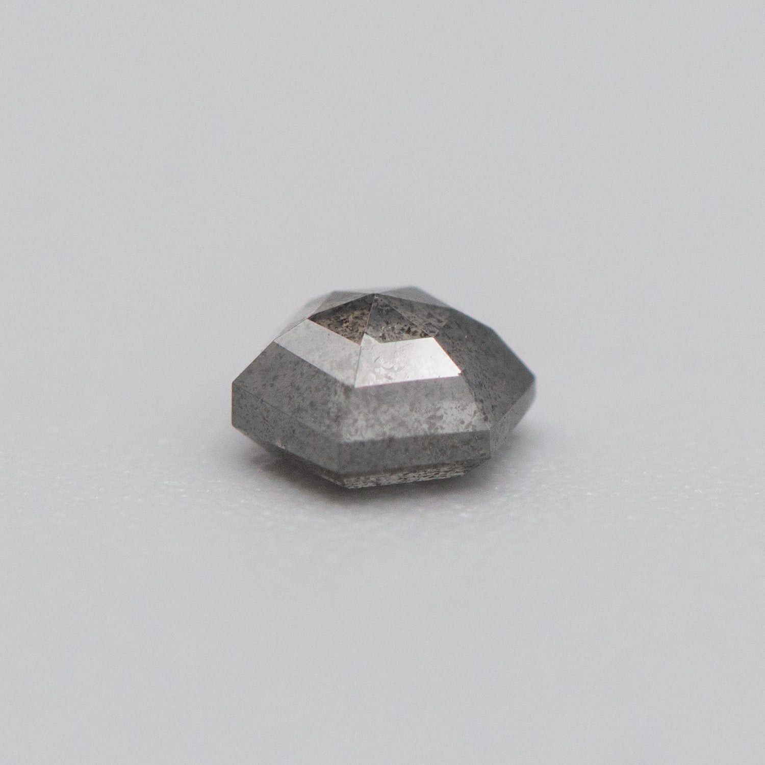 0.51ct Light Grey Hexagon Shaped Loose Salt & Pepper Diamond Malleable Jewellers