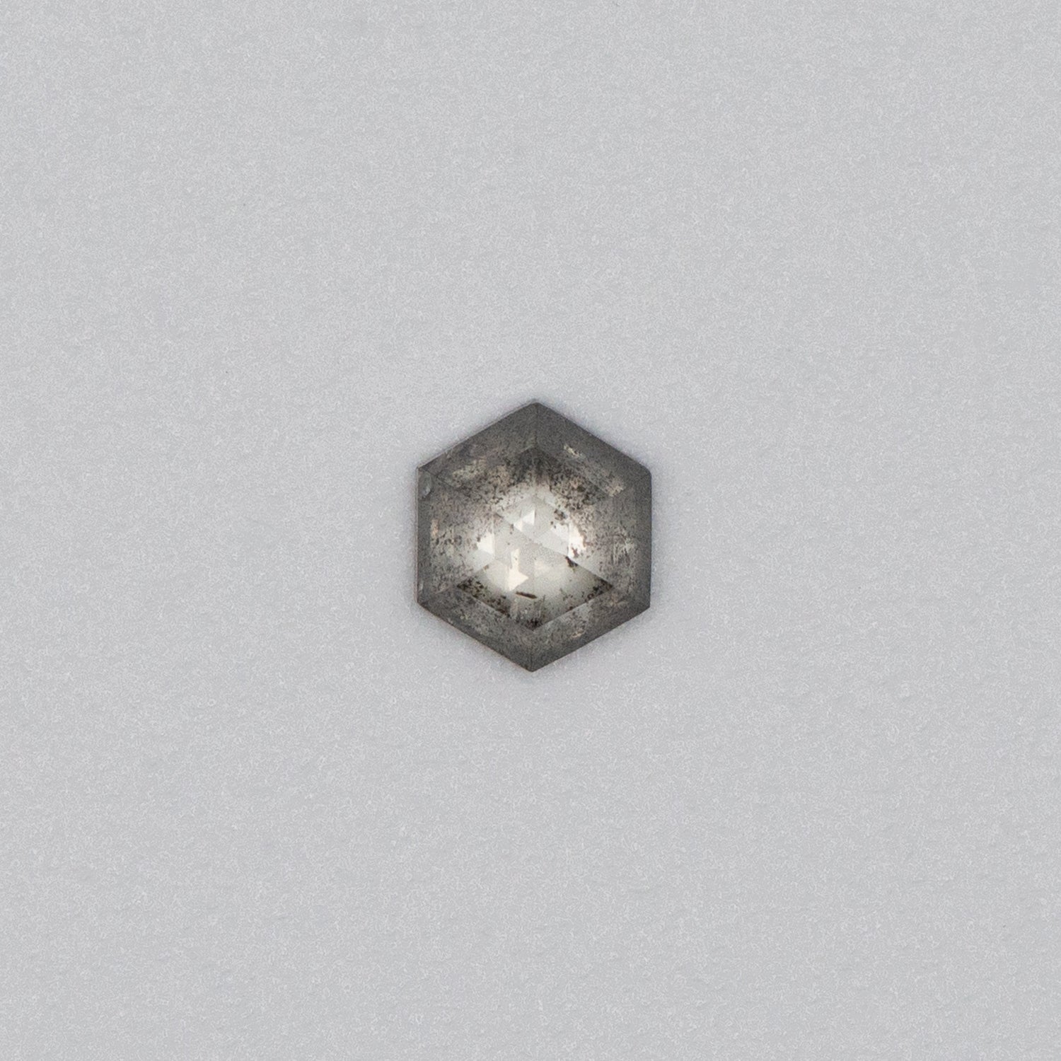 0.50ct Hexagon Shaped Loose Salt & Pepper Diamond Malleable Jewellers