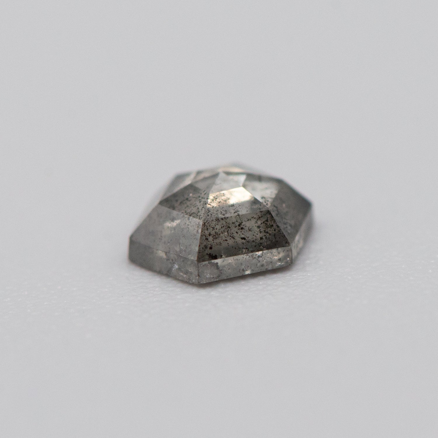0.50ct Hexagon Shaped Loose Salt & Pepper Diamond Malleable Jewellers