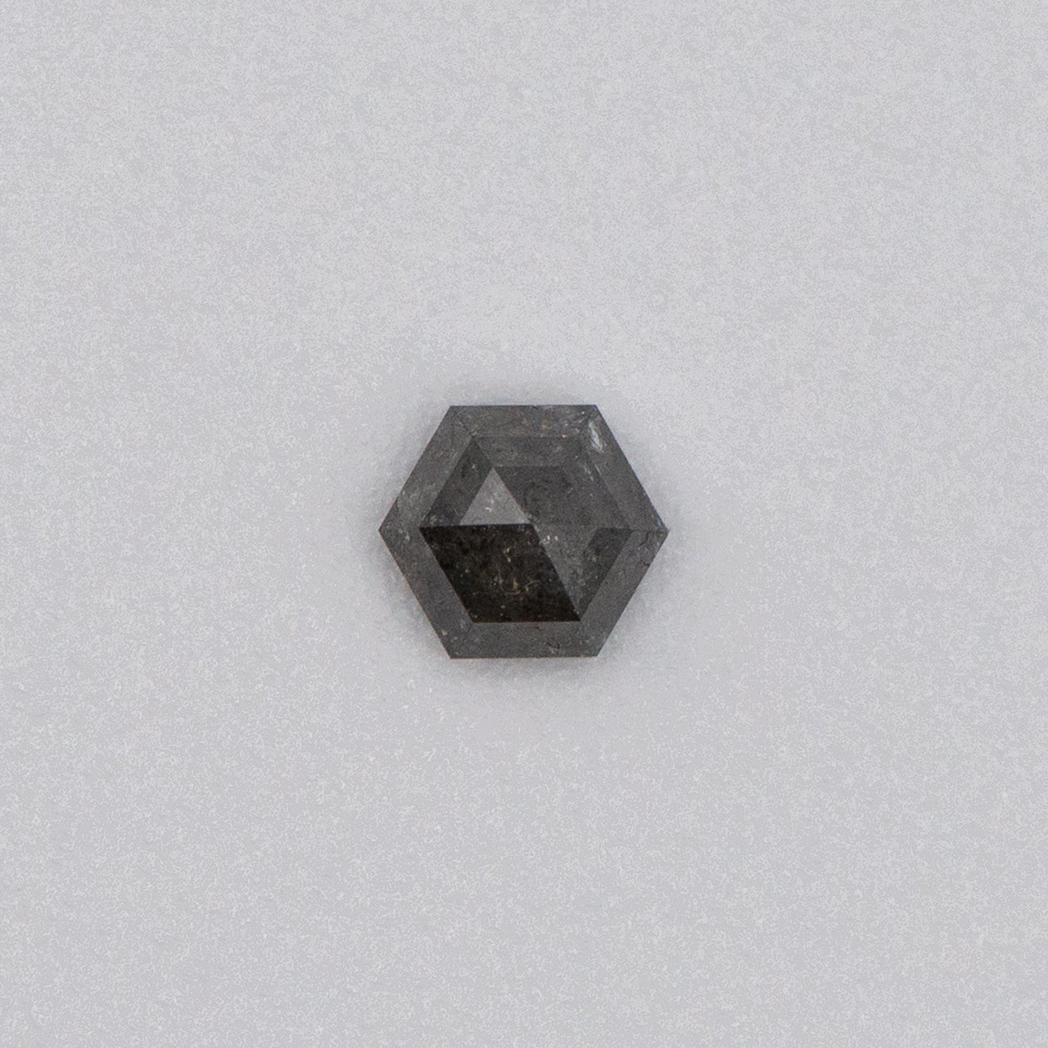0.63ct Hexagon Shaped Loose Salt & Pepper Diamond Malleable Jewellers