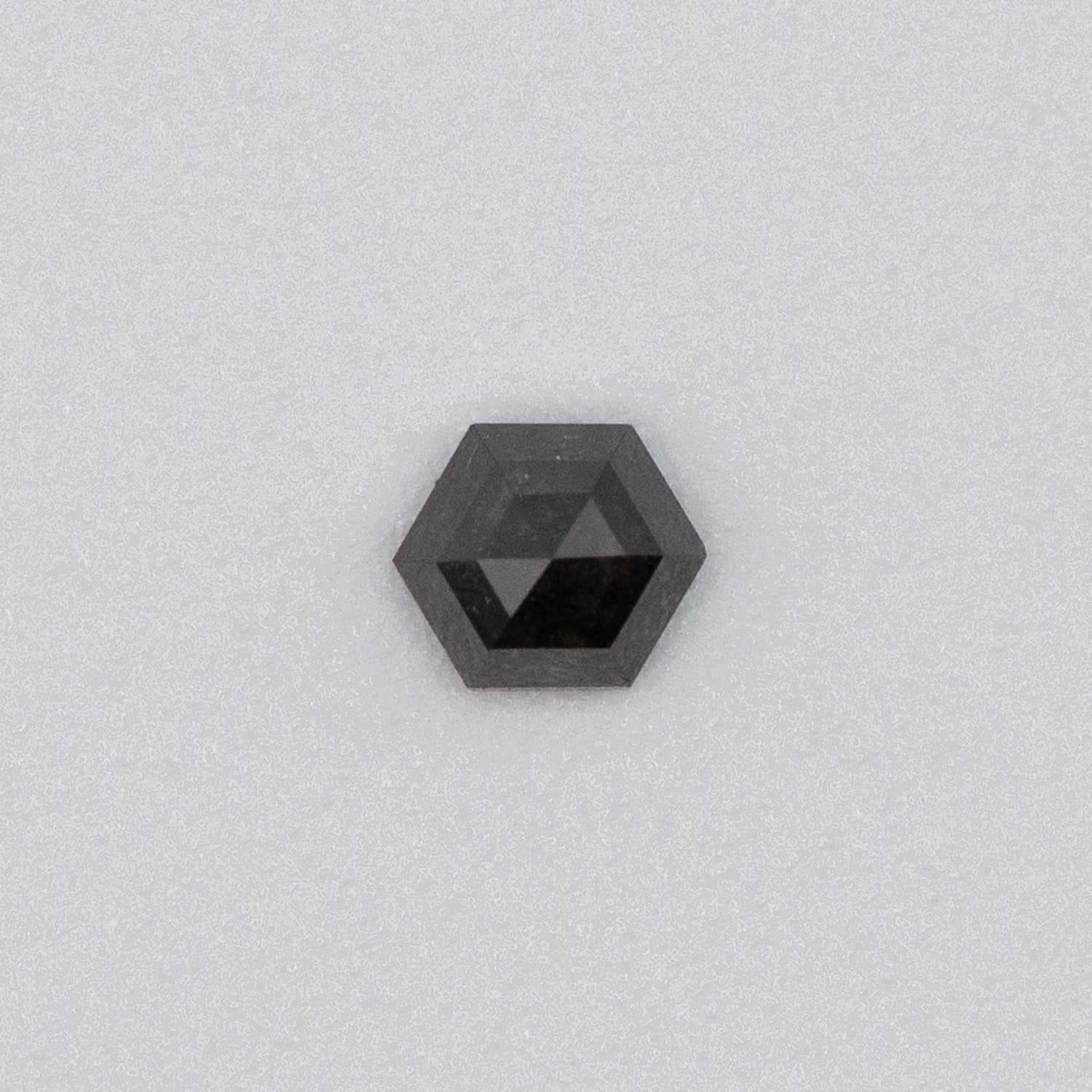 0.58ct Hexagon Shaped Loose Salt & Pepper Diamond Malleable Jewellers