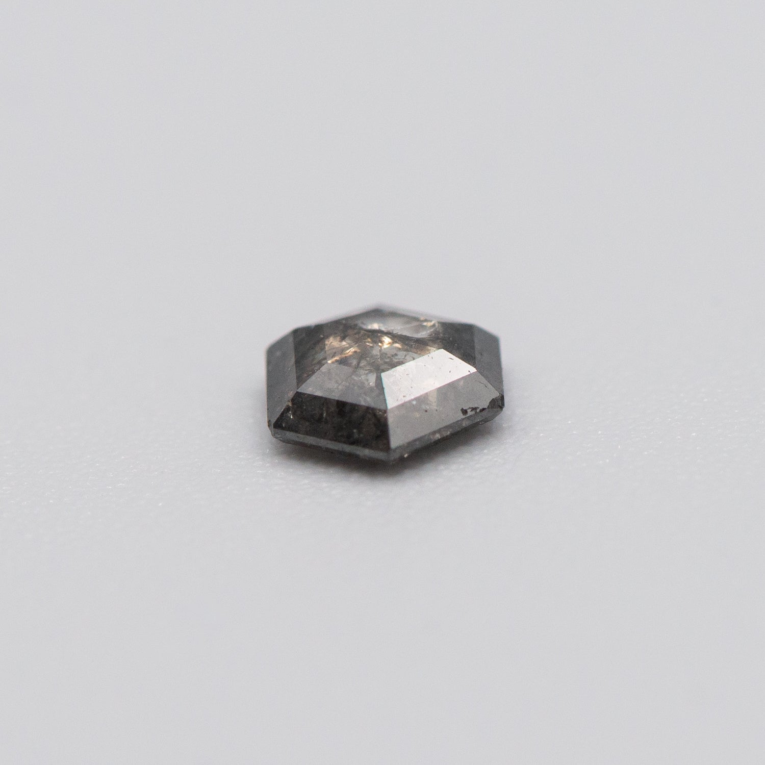 0.48ct Hexagon Shaped Loose Salt & Pepper Diamond Malleable Jewellers