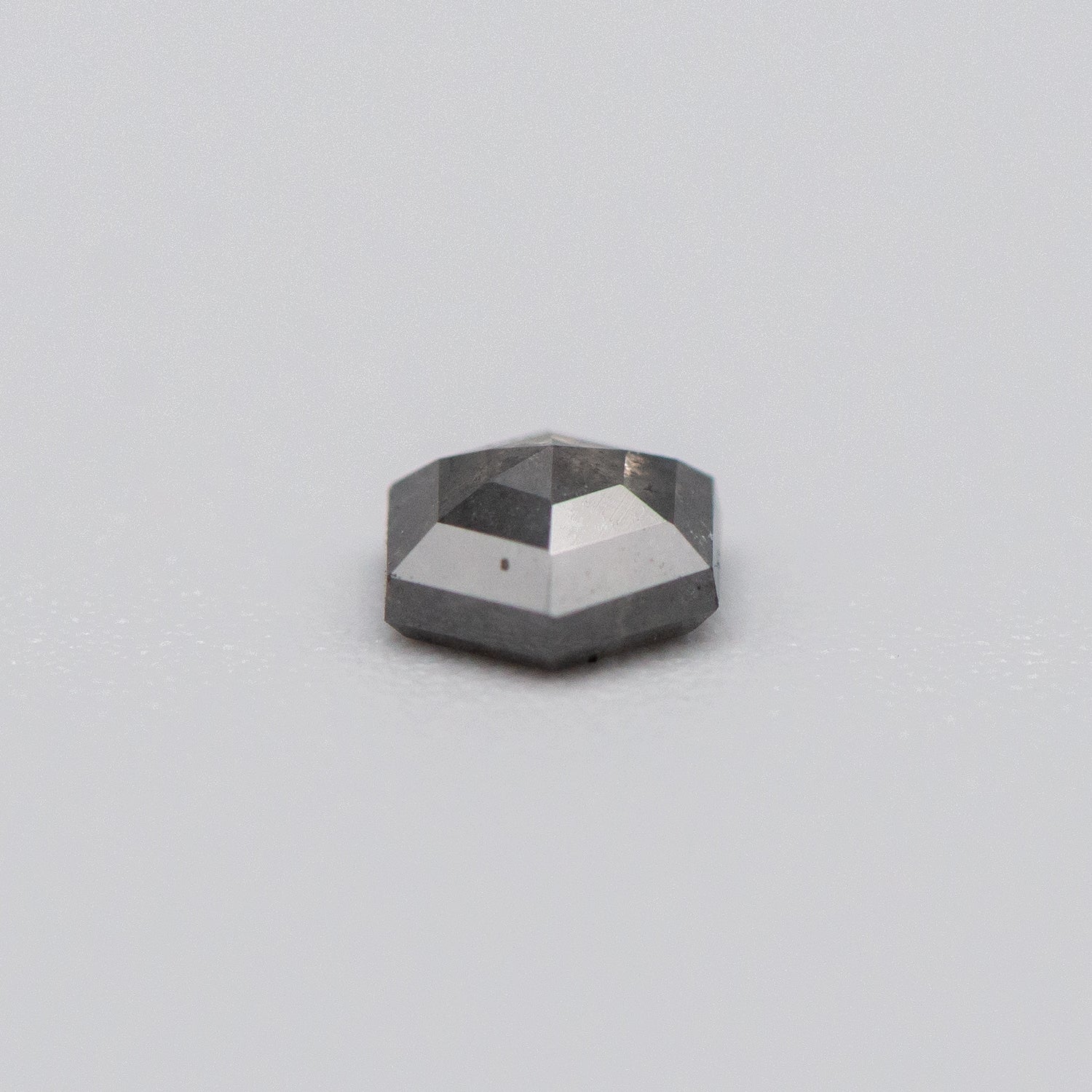 0.59ct Hexagon Shaped Loose Salt & Pepper Diamond Malleable Jewllers