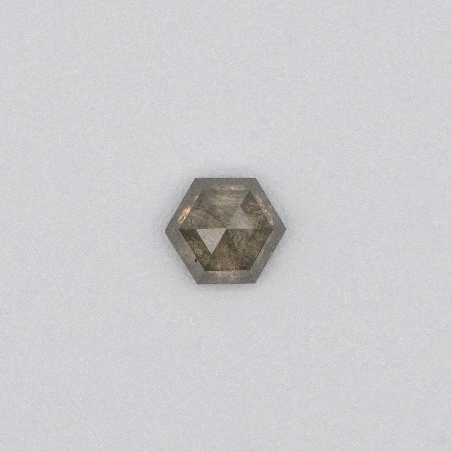 0.64 Hexagon Shaped Loose Salt & Pepper Diamond Malleable Jewellers