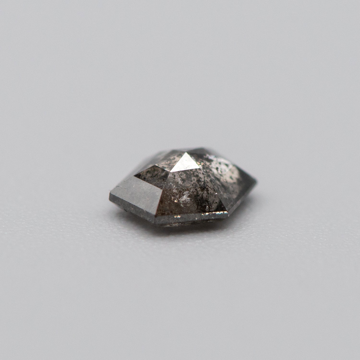 0.81ct Hexagon Shaped Loose Salt & Pepper Diamond Malleable Jewellers