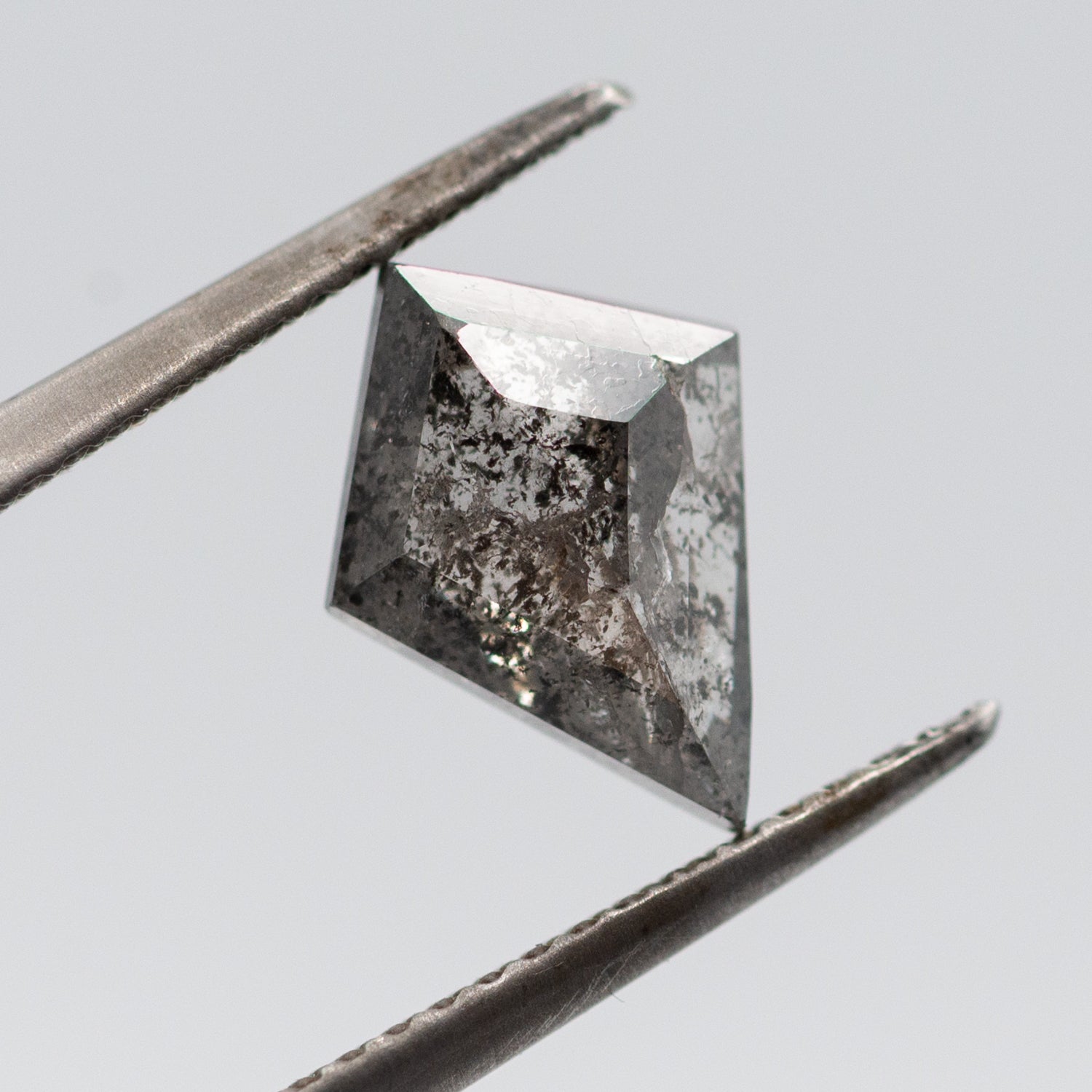 1.61ct Kite Shaped Loose Salt & Pepper Diamond Malleable Jewellers