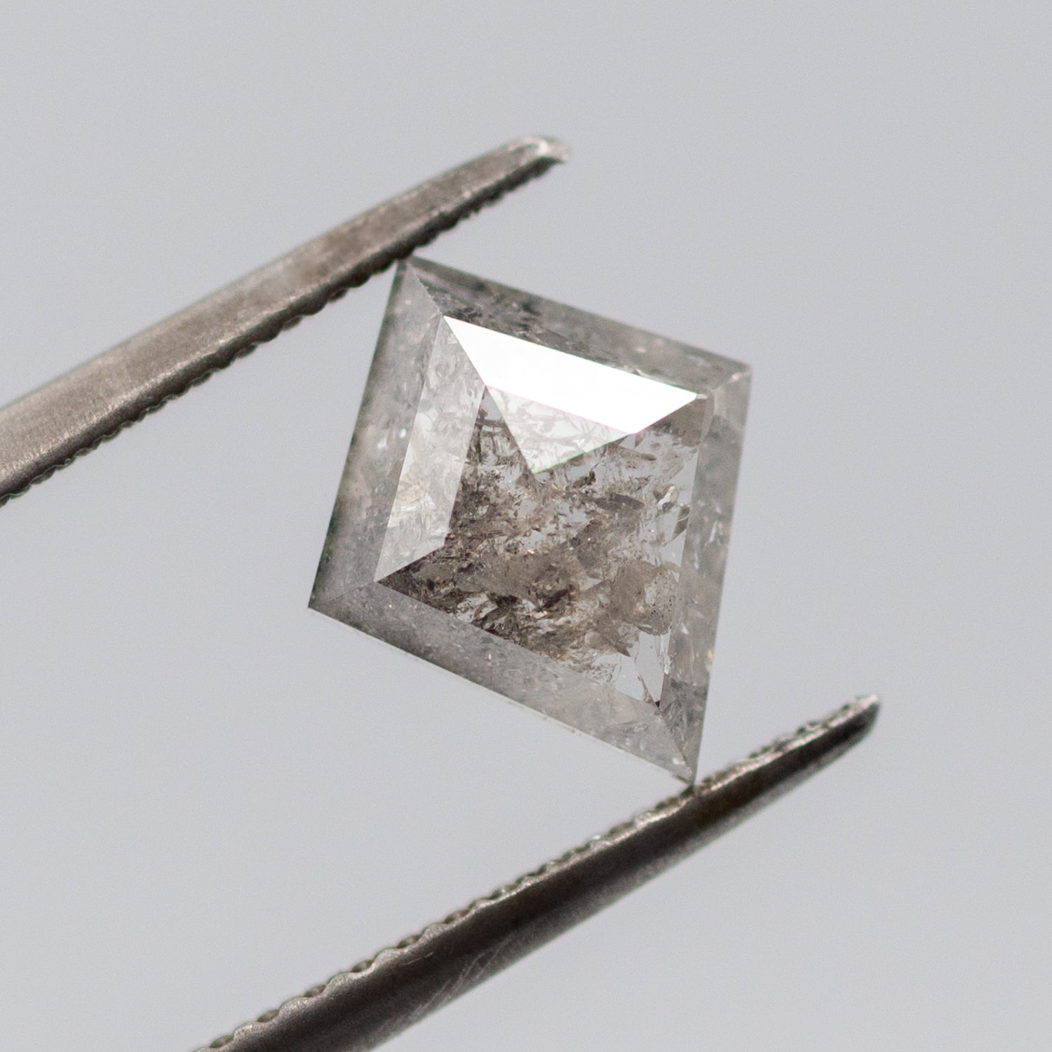 1.05ct Kite Shaped Light Grey Loose Salt & Pepper Diamond Malleable Jewellers