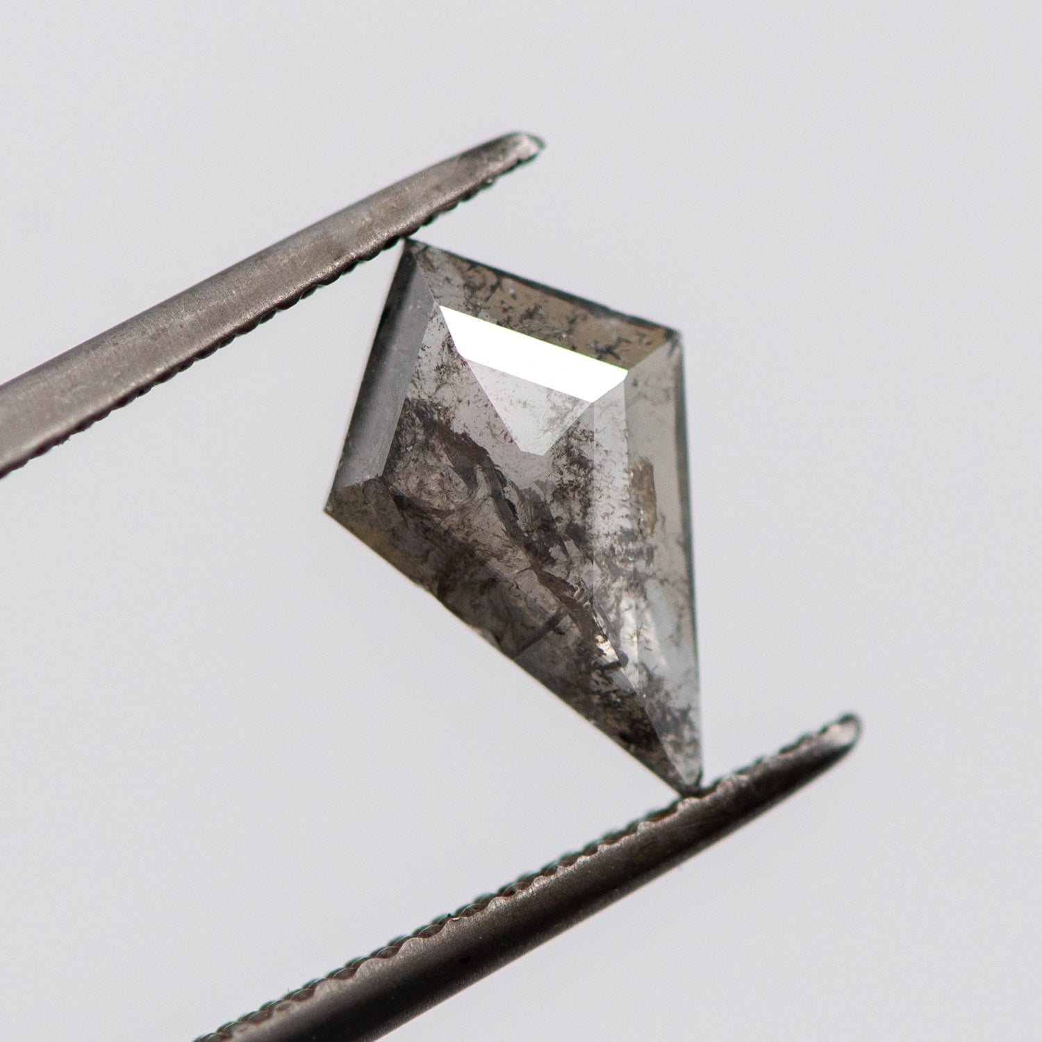 0.78ct Kite Shaped Loose Salt & Pepper Diamond Malleable Jewellers