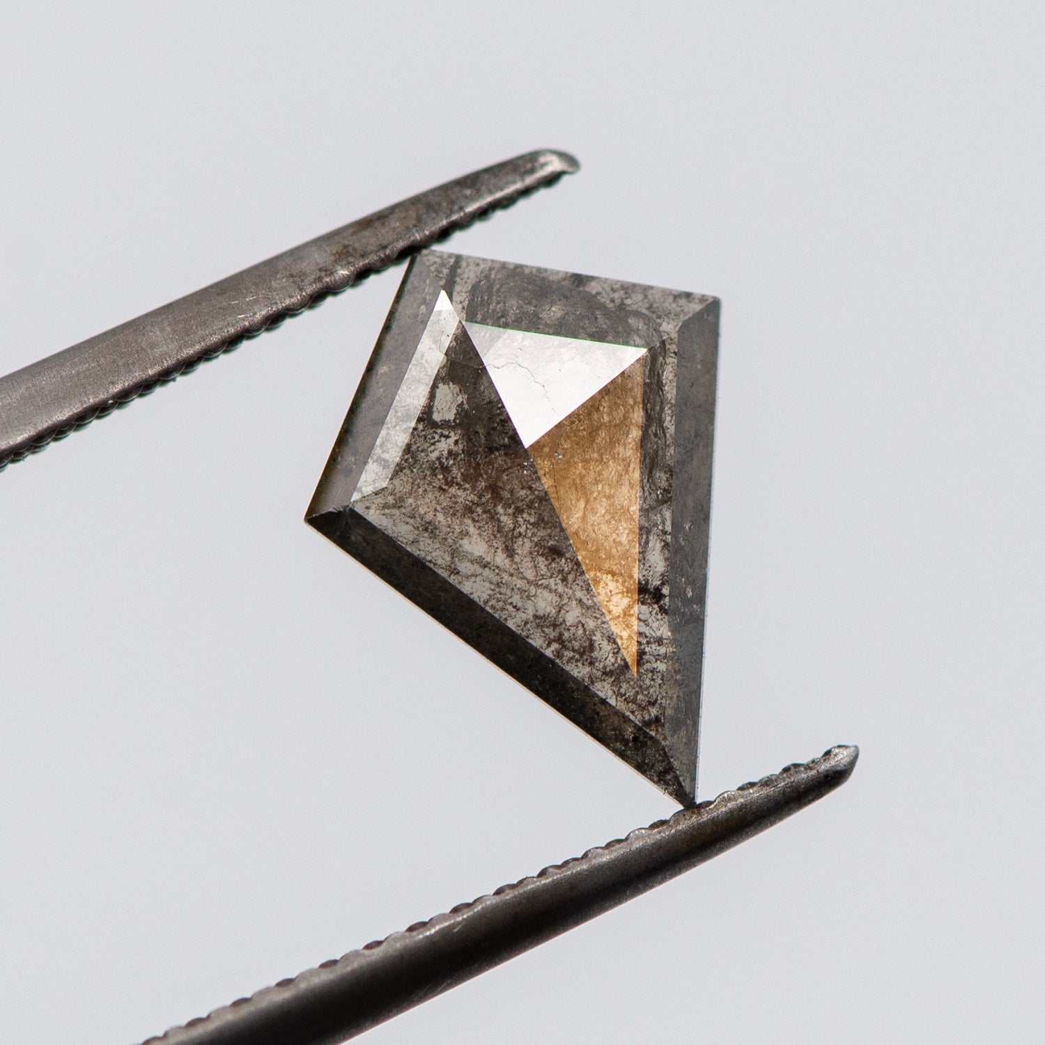 1.02ct Kite Shaped Loose Salt & Pepper Diamond Malleable Jewellers