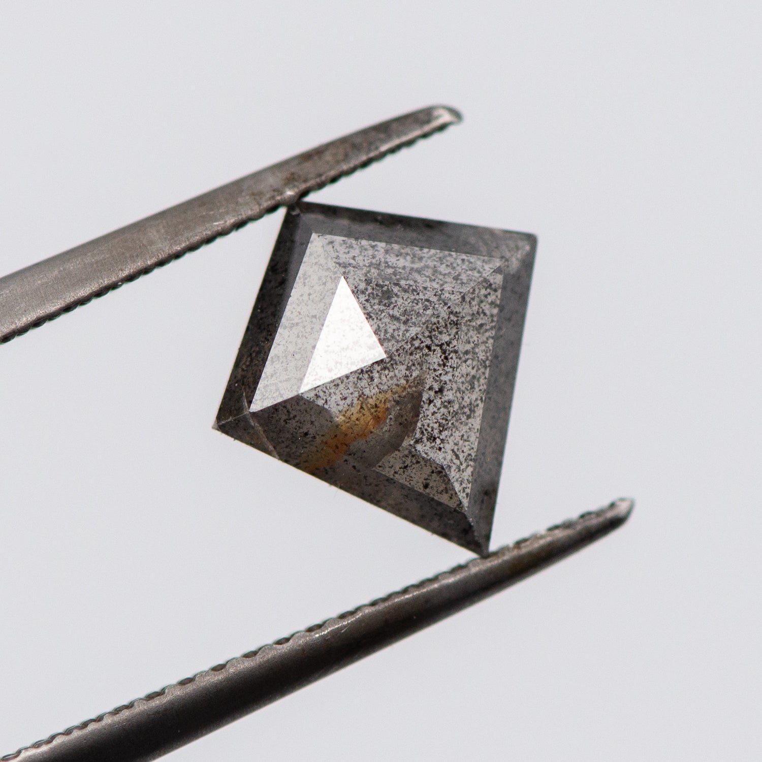 1.36ct Kite Shaped Loose Salt & Pepper Diamond Malleable Jewellers