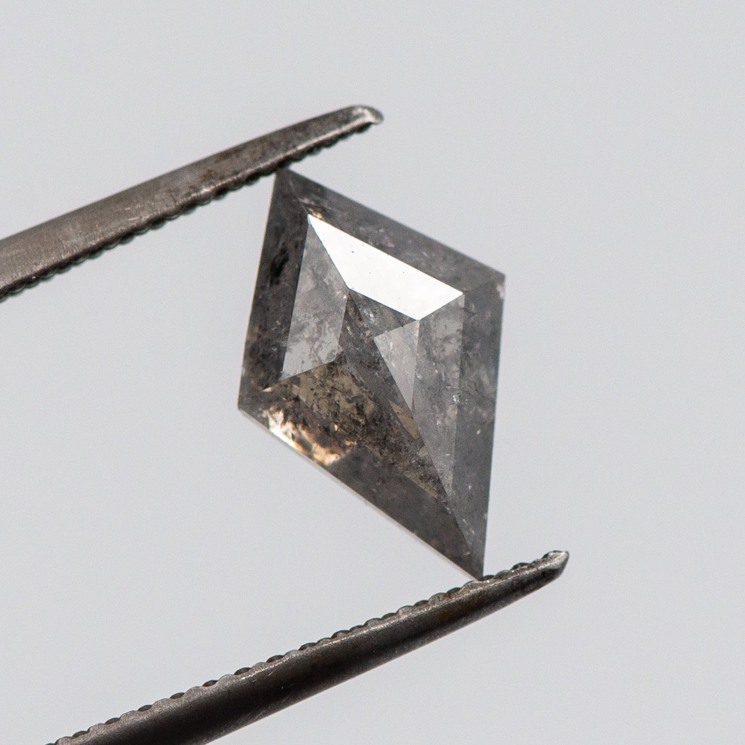1.86ct Kite Shaped Loose Salt & Pepper Diamond Malleable Jewellers