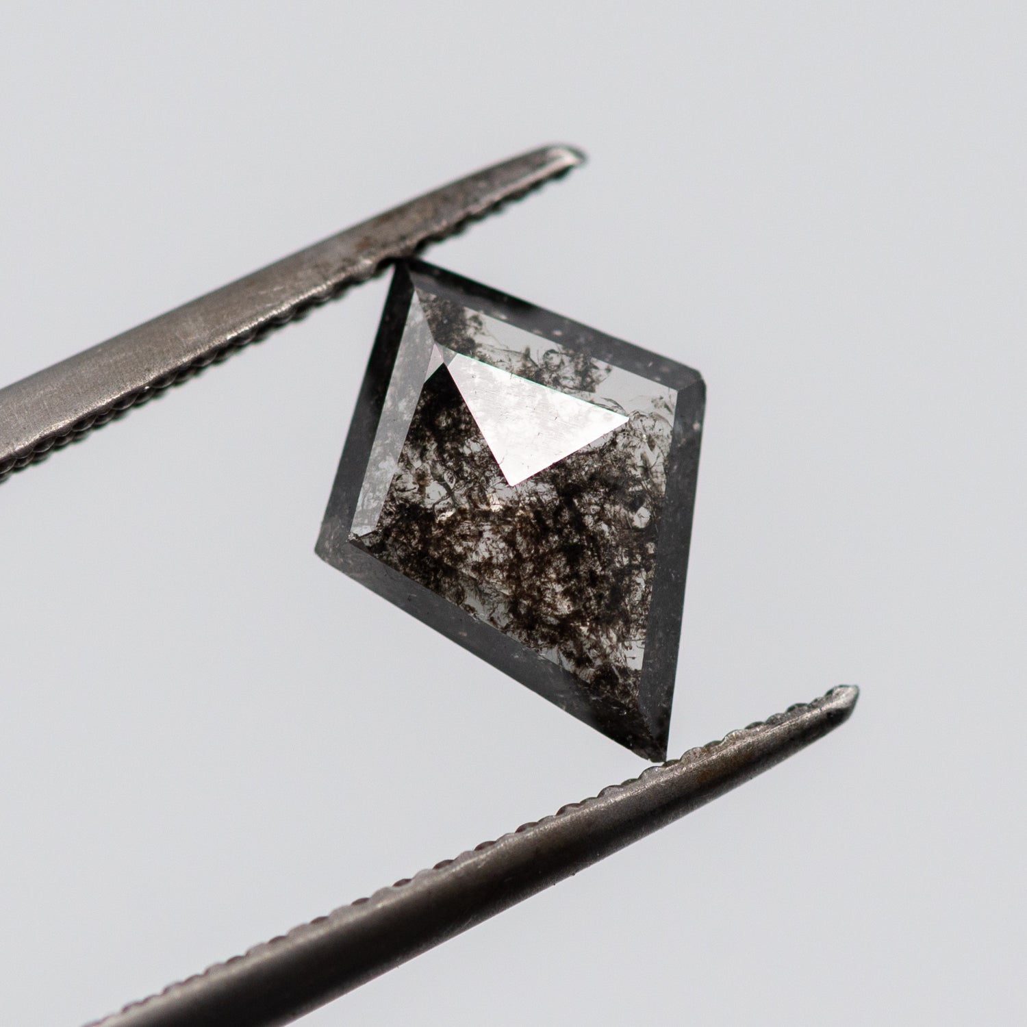 0.92ct Kite Shaped Loose Salt & Pepper Diamond Malleable Jewellers