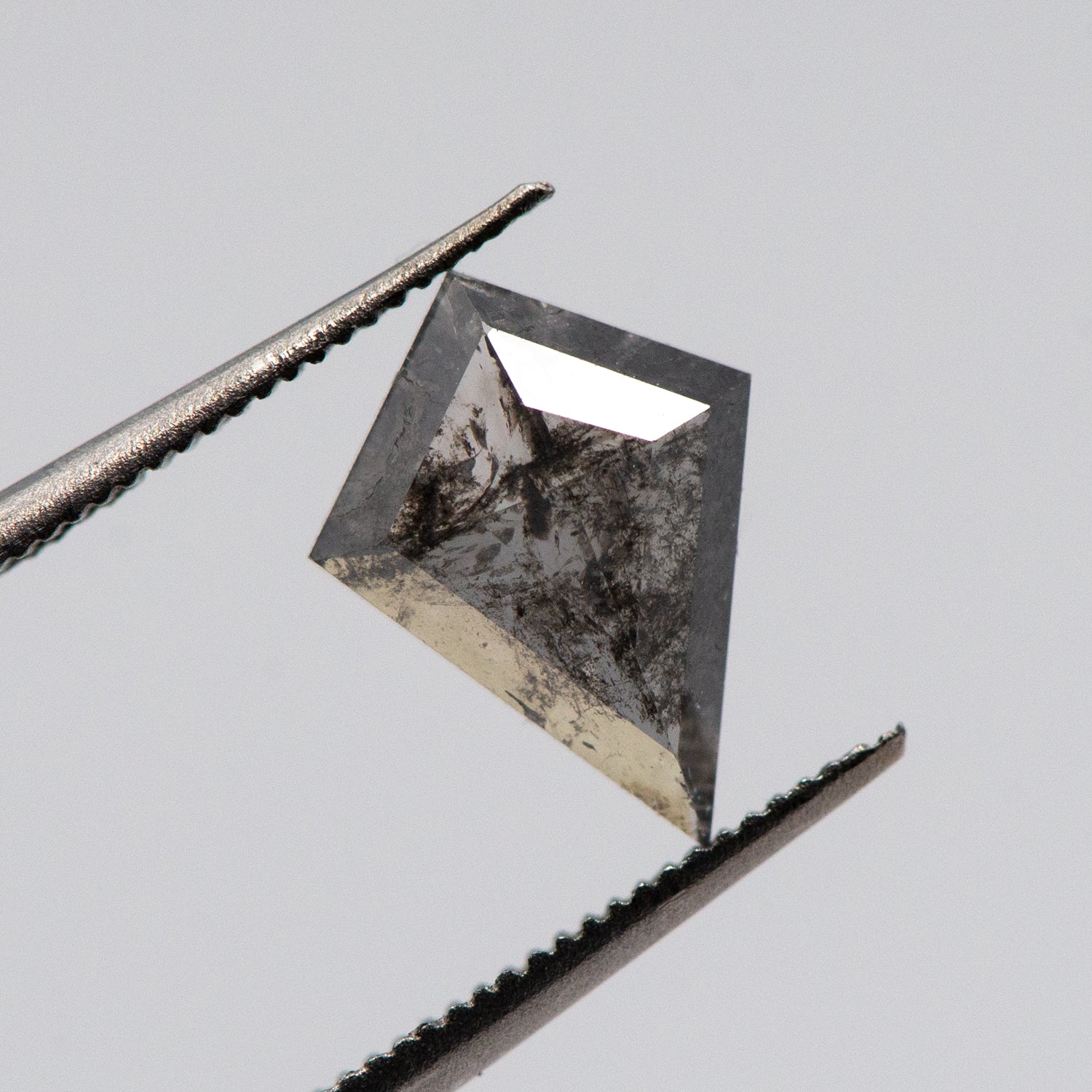 1.10ct Kite Shaped Loose Salt & Pepper Diamond Malleable Jewellers