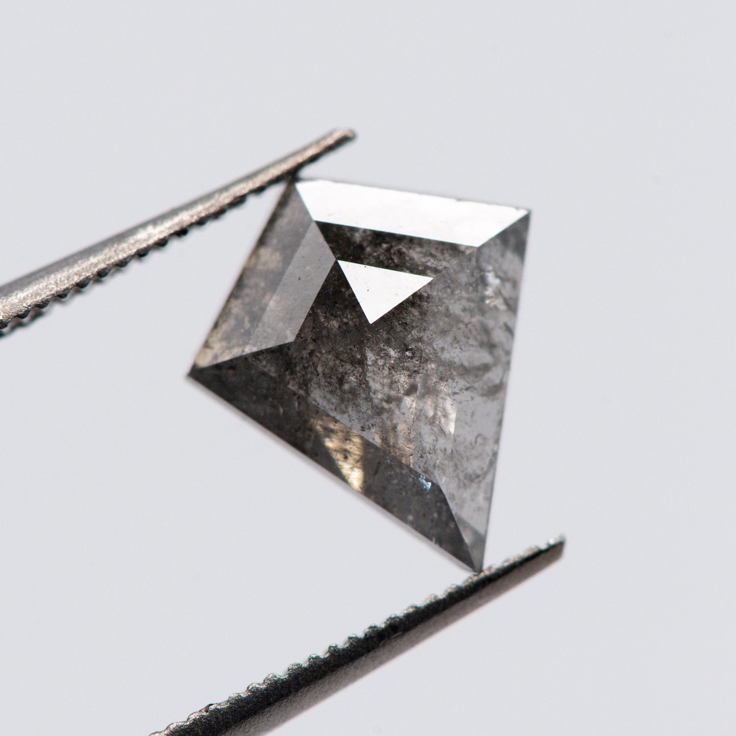 1.62ct Kite Shaped Loose Salt & Pepper Diamond Malleable Jewellers