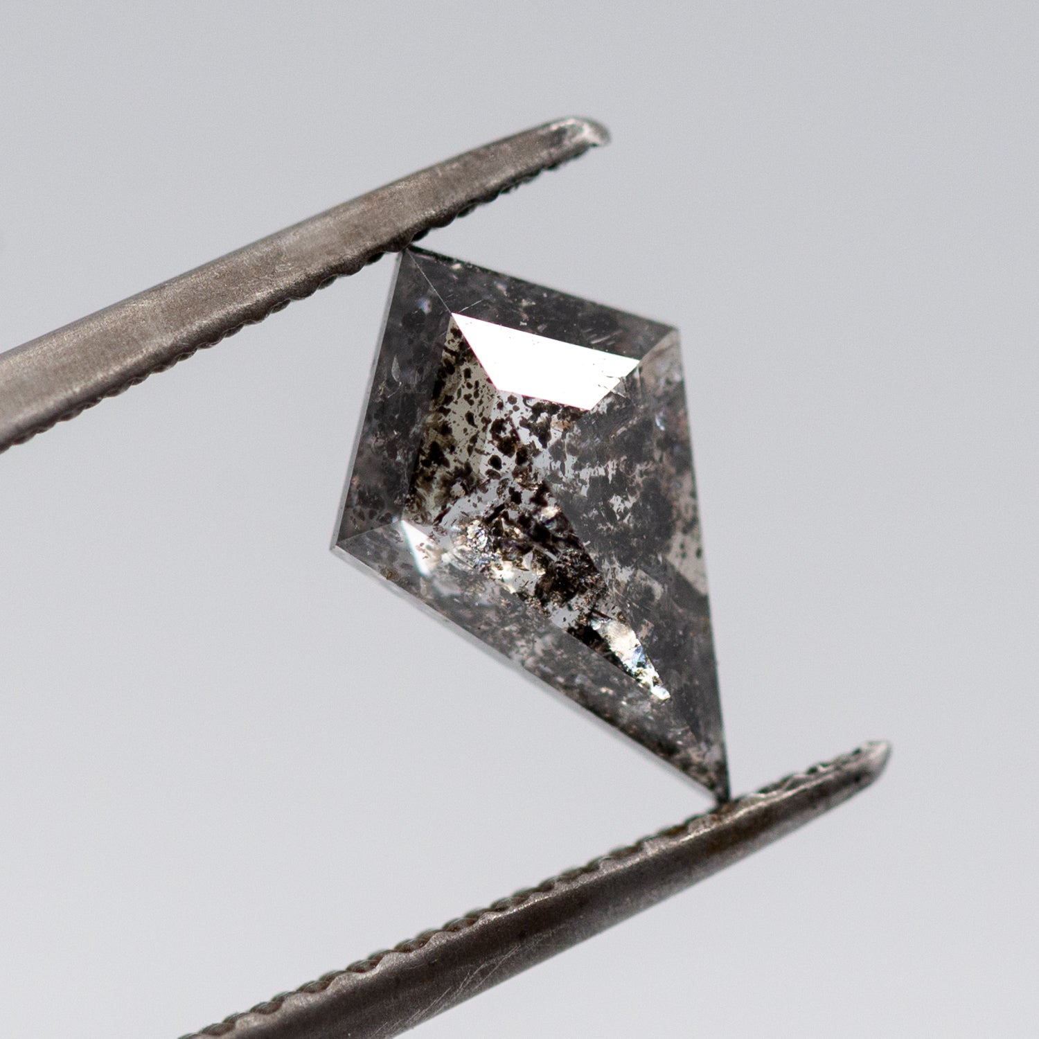 1.02ct Kite Shaped Loose Salt & Pepper Diamond Malleable Jewellers