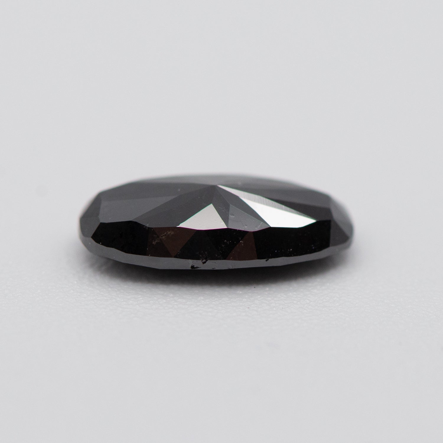 1.81ct Moval Shaped Dark Grey Loose Salt & Pepper Diamond Malleable Jewellers