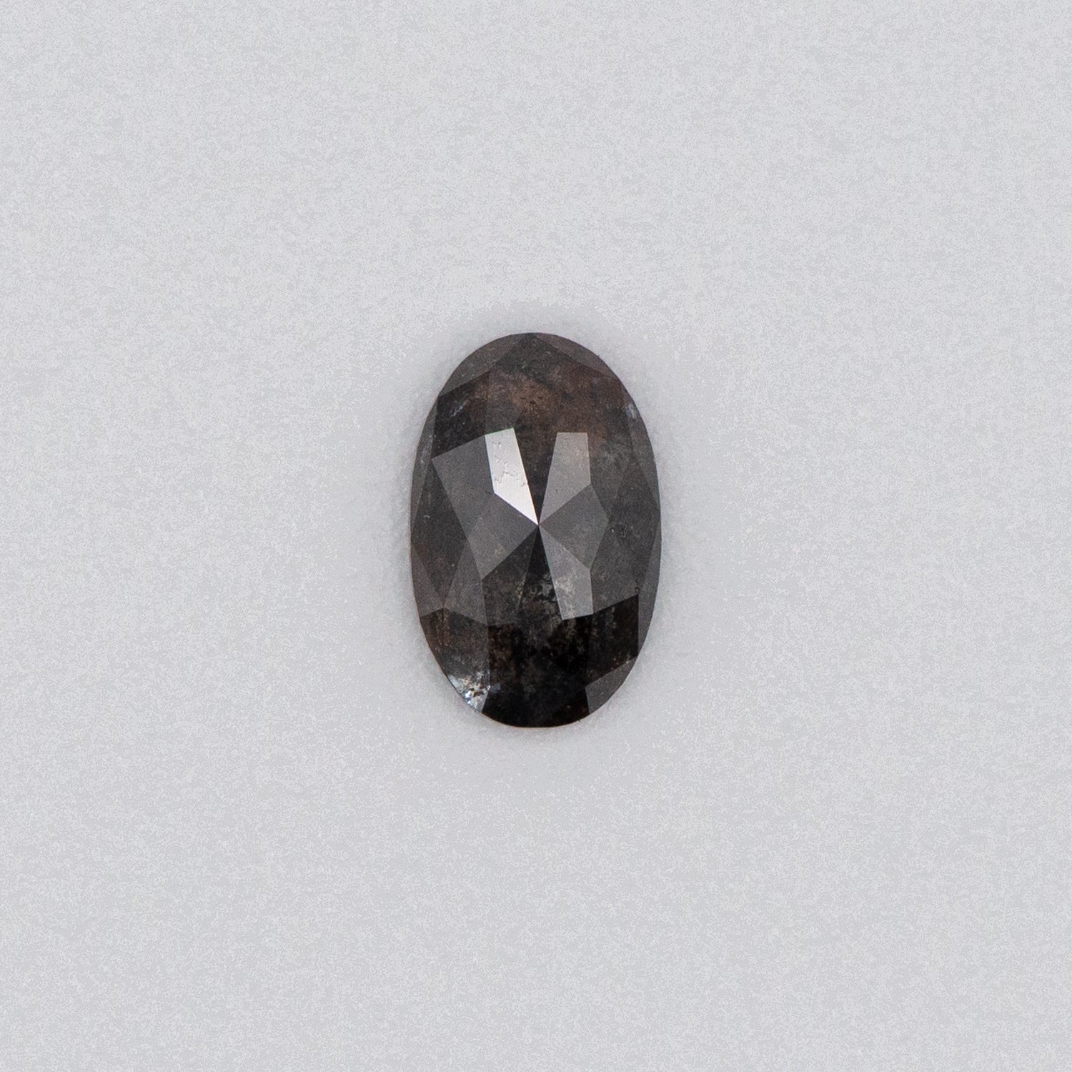 1.33ct Moval Shaped Brown Loose Salt & Pepper Diamond Malleable Jewellers