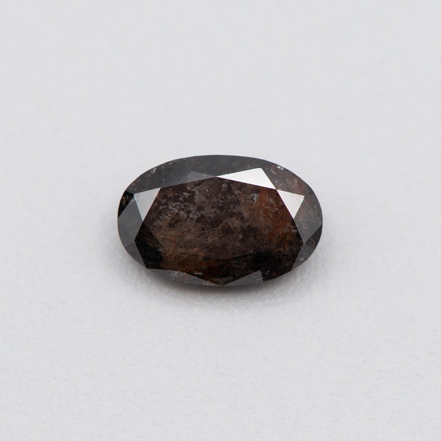 1.33ct Moval Shaped Brown Loose Salt & Pepper Diamond Malleable Jewellers