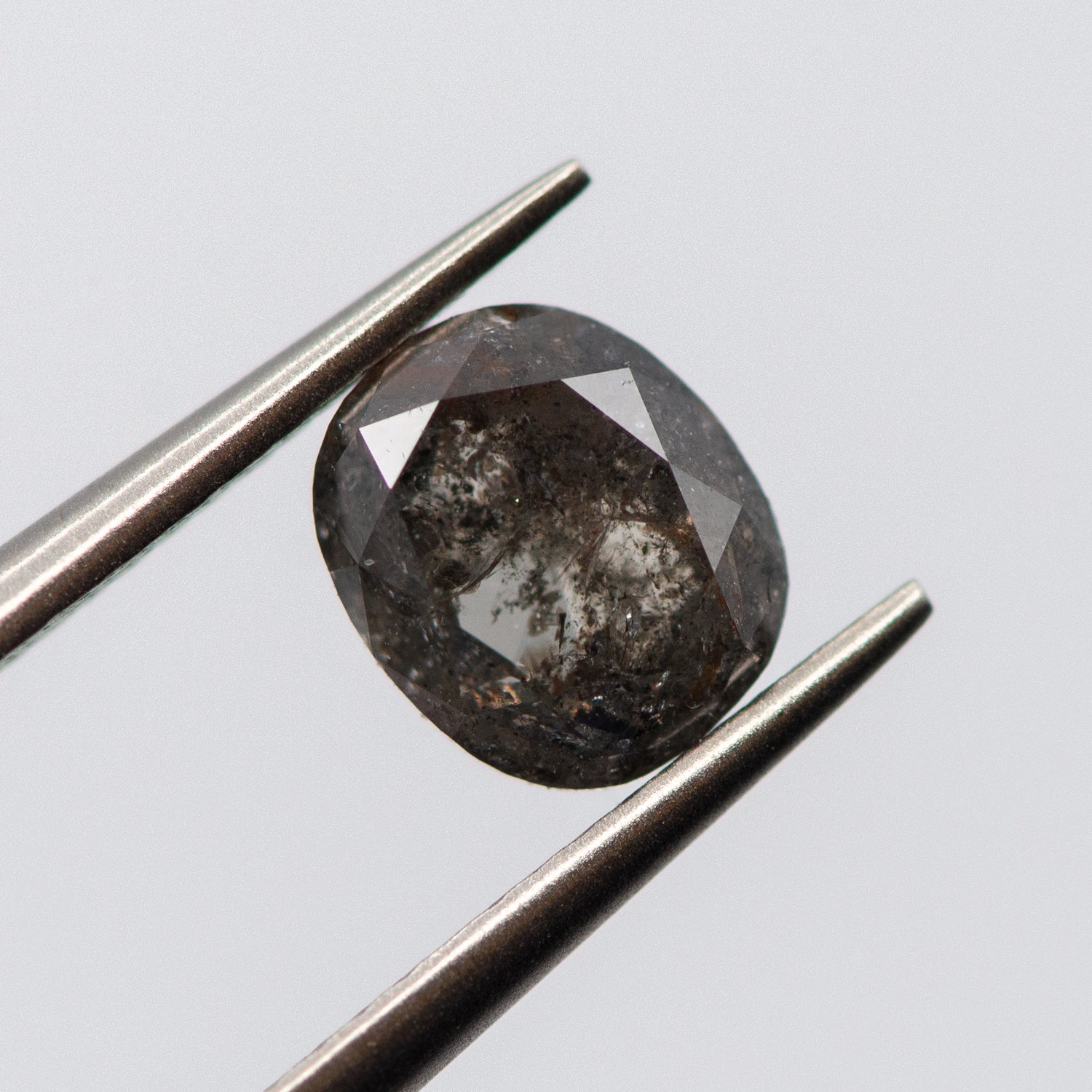 1.69ct Oval Shaped Loose Salt & Pepper Diamond Malleable Jewellers