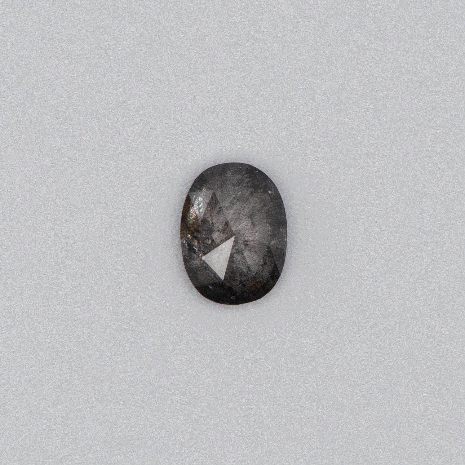 1.33ct Oval Shaped Loose Salt & Pepper Diamond Malleable Jewellers