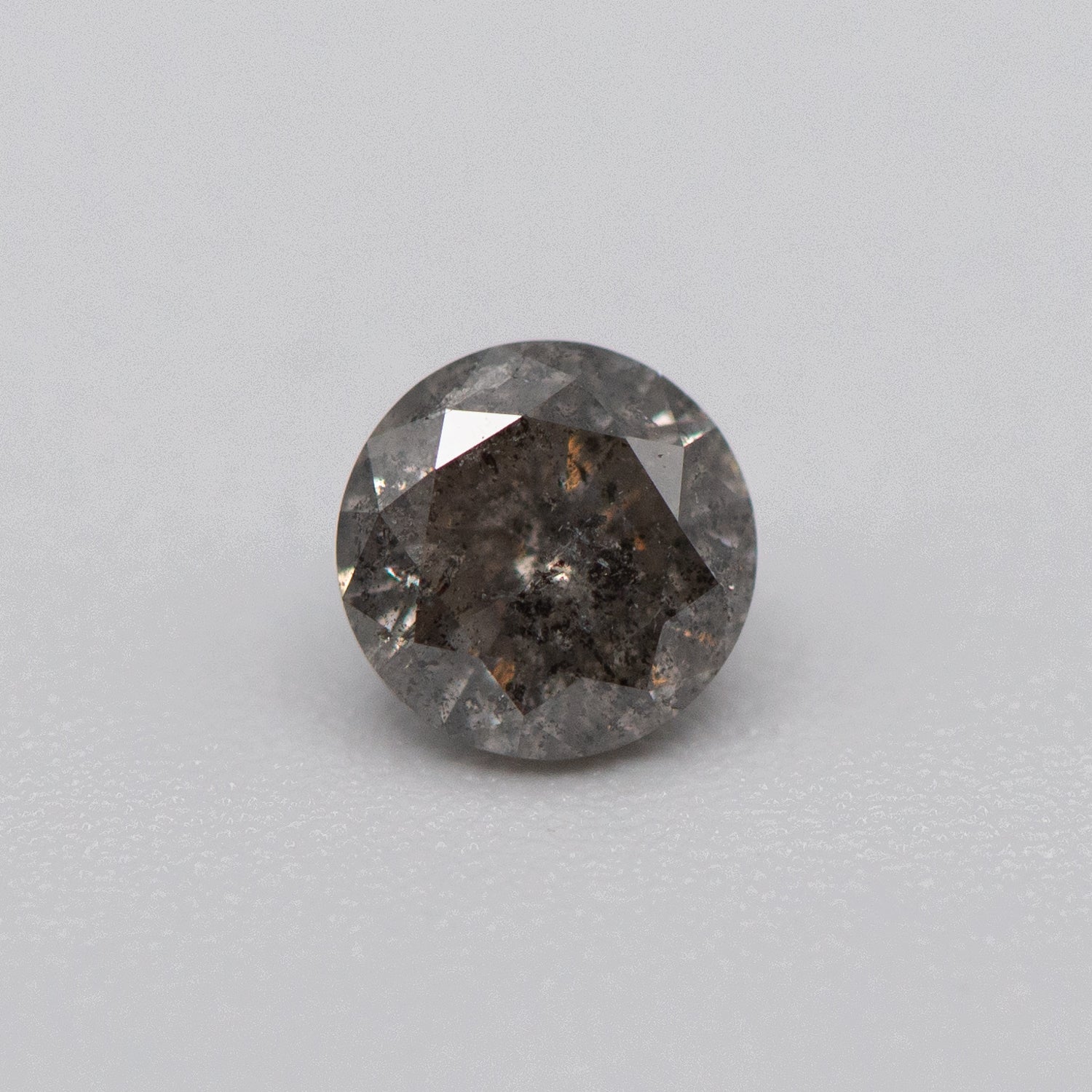 0.64ct Round Shaped Loose Salt & Pepper Diamond Malleable Jewellers