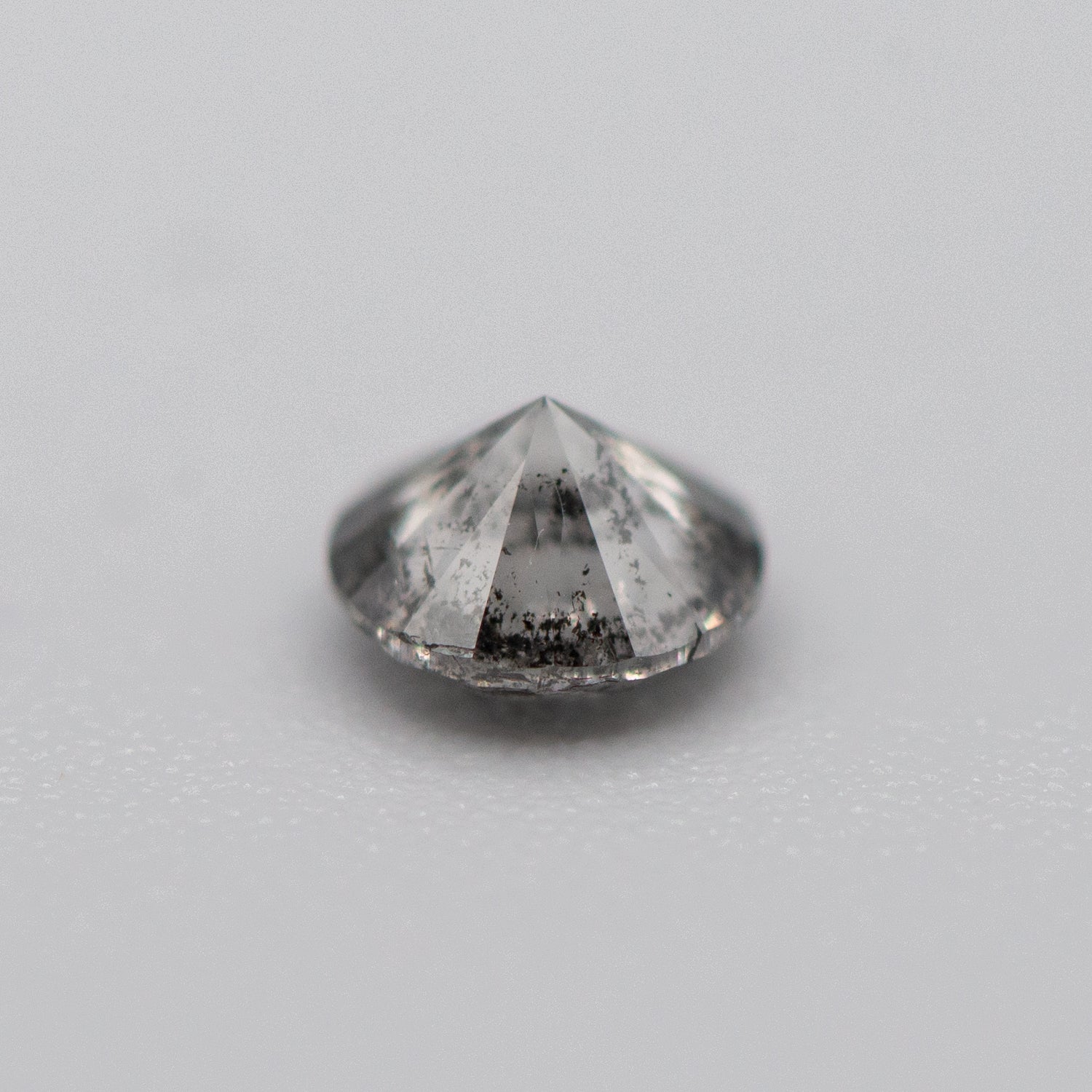 0.50ct Round Shaped Medium Grey Loose Salt & Pepper Diamond Malleable Jewellers