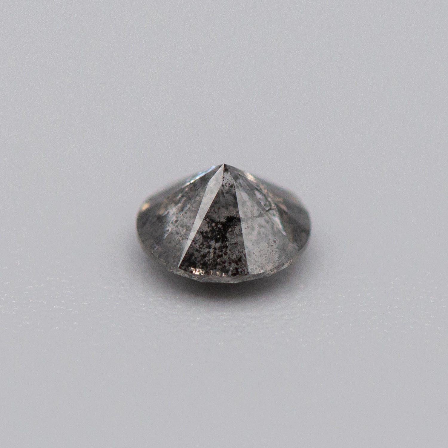 0.58ct Round Shaped Loose Salt & Pepper Diamond